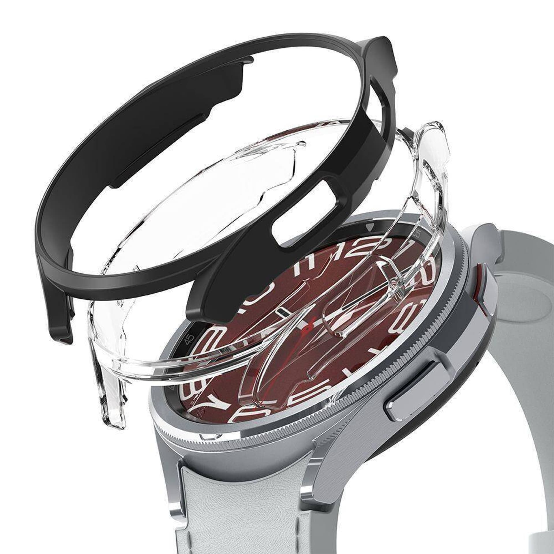 

Etui SAMSUNG GALAXY WATCH 6 CLASSIC (47MM) Ringke Slim 2-pack czarne transparentne, 47mm) ringke slim 2-pack czarne transparentn