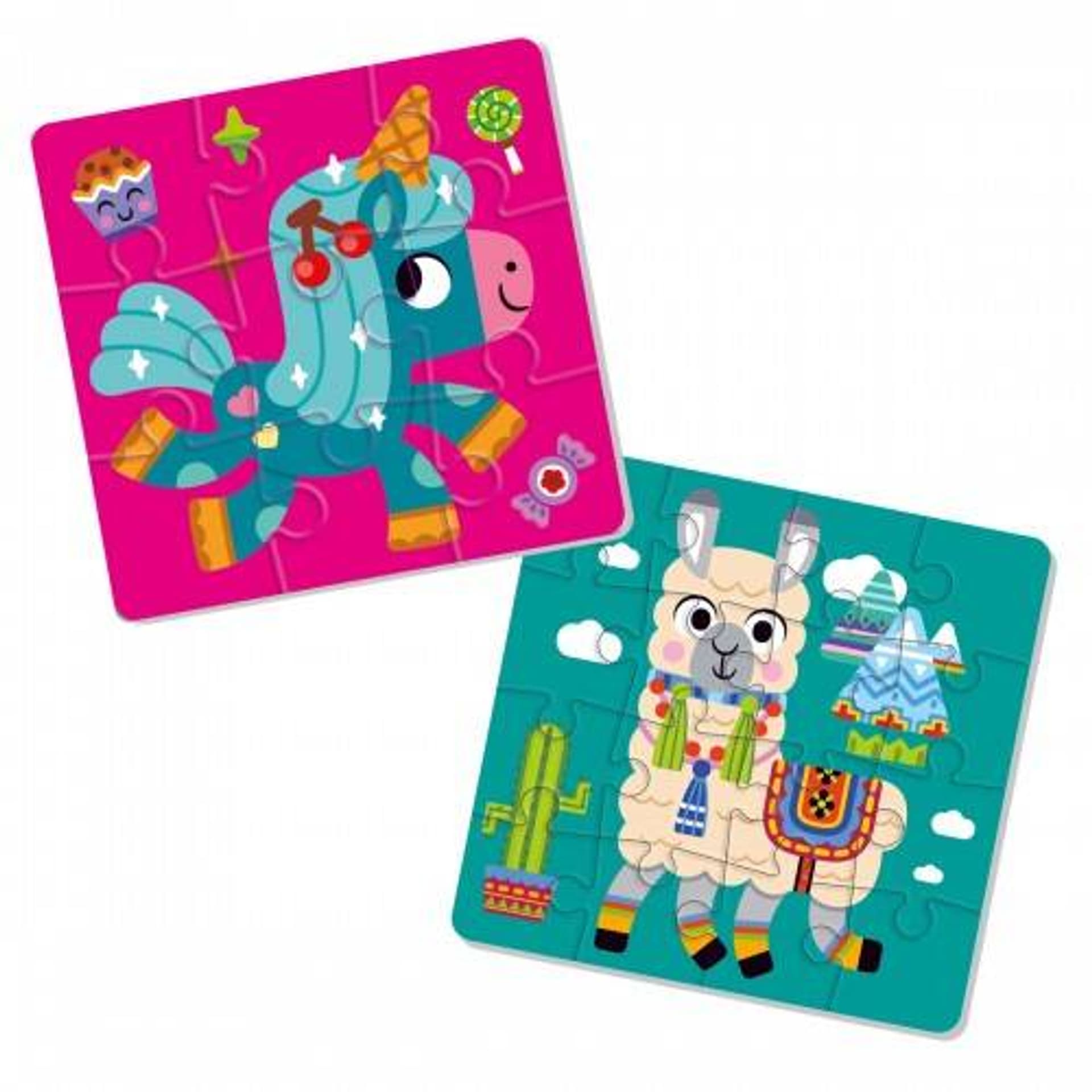 

PIANKOWE PUZZLE 2W1 JEDNOROŻEC LAMA DLA NAJMŁODSZYCH UKŁADANKA ROTER KAFER