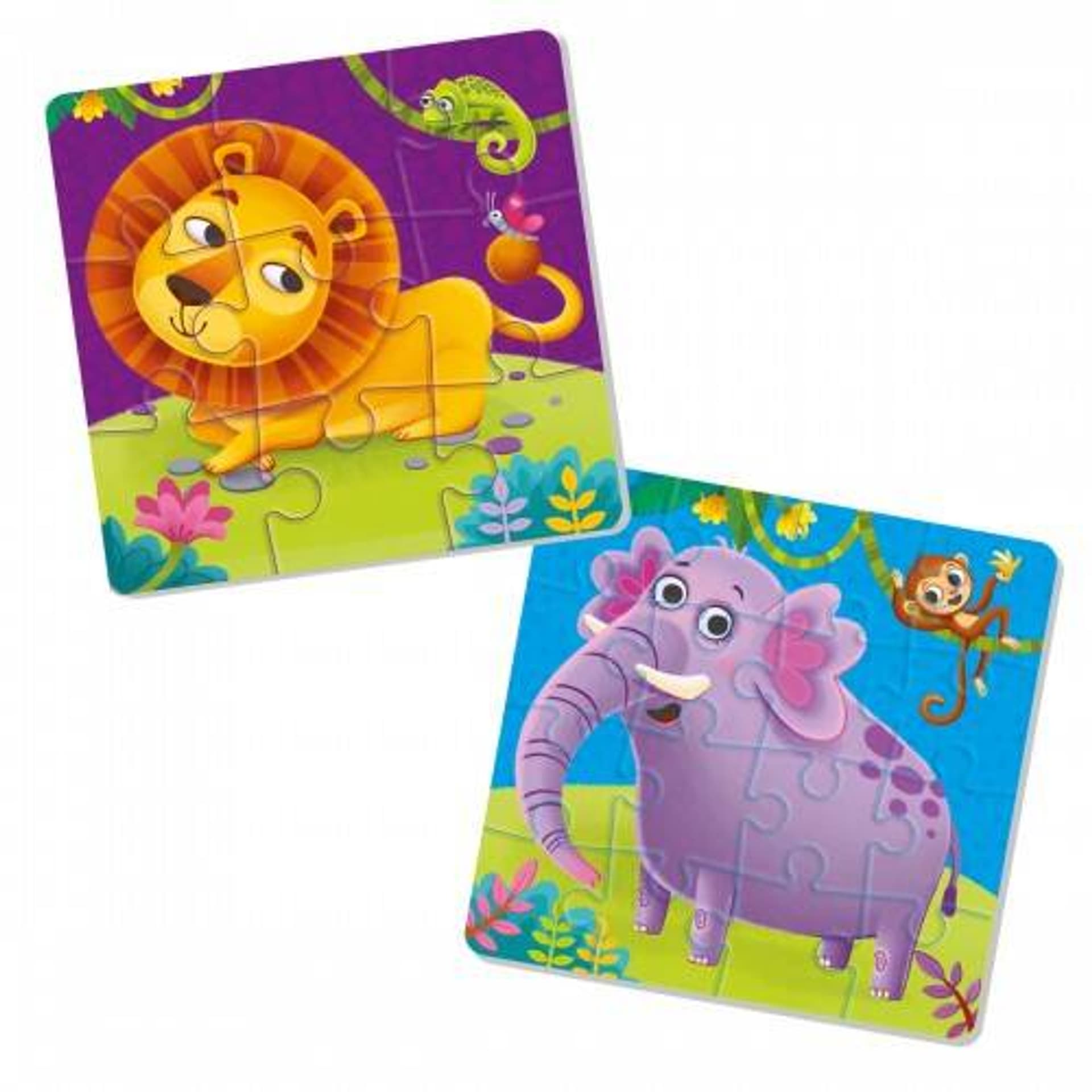 

PIANKOWE PUZZLE 2W1 ZWIERZĘTA ZOO DLA NAJMŁODSZYCH UKŁADANKA ROTER KAFER