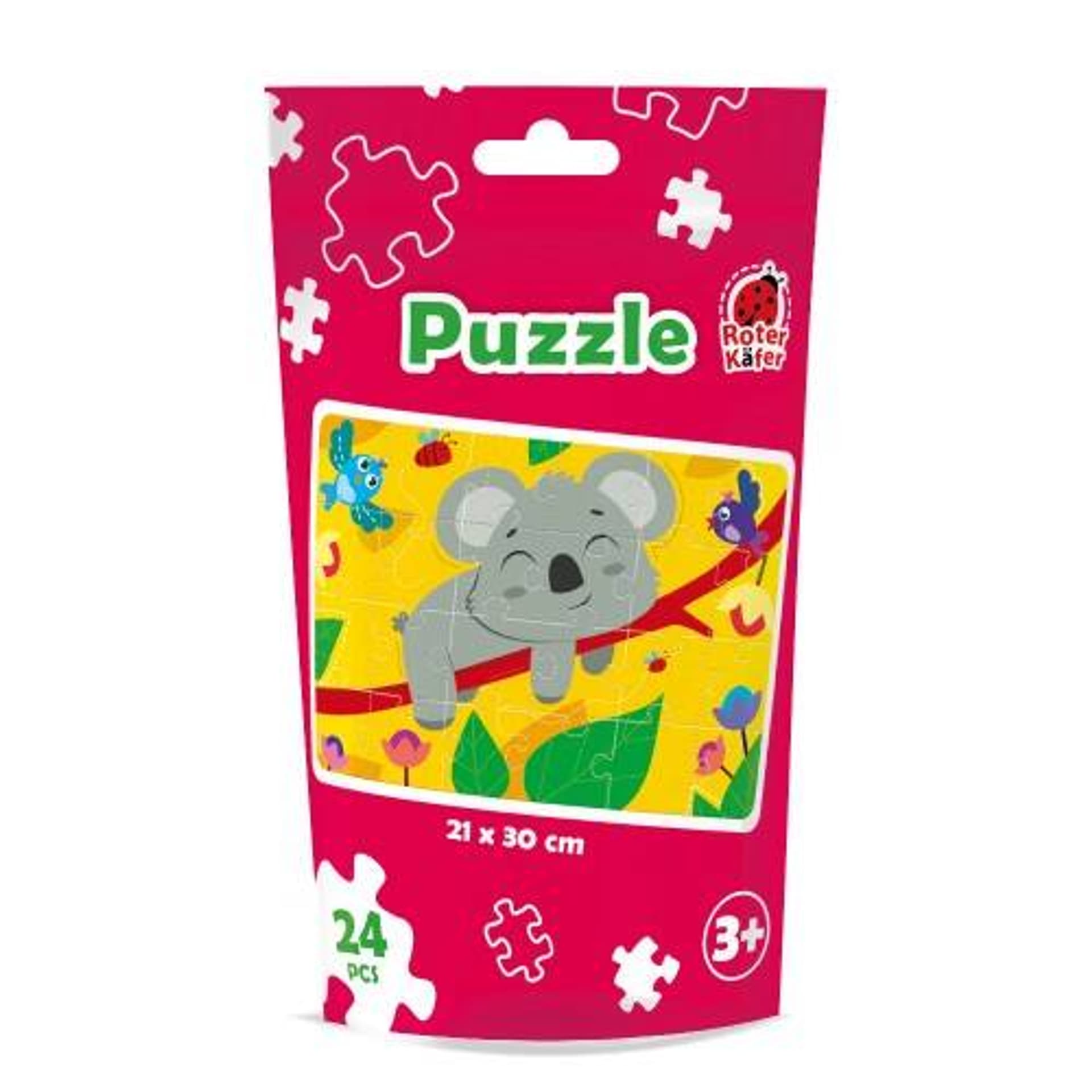 

PUZZLE W OPAKOWANIU TYPU STAND-UP ŚPIĄCA KOALA UKŁADANKA ROTER KAFER