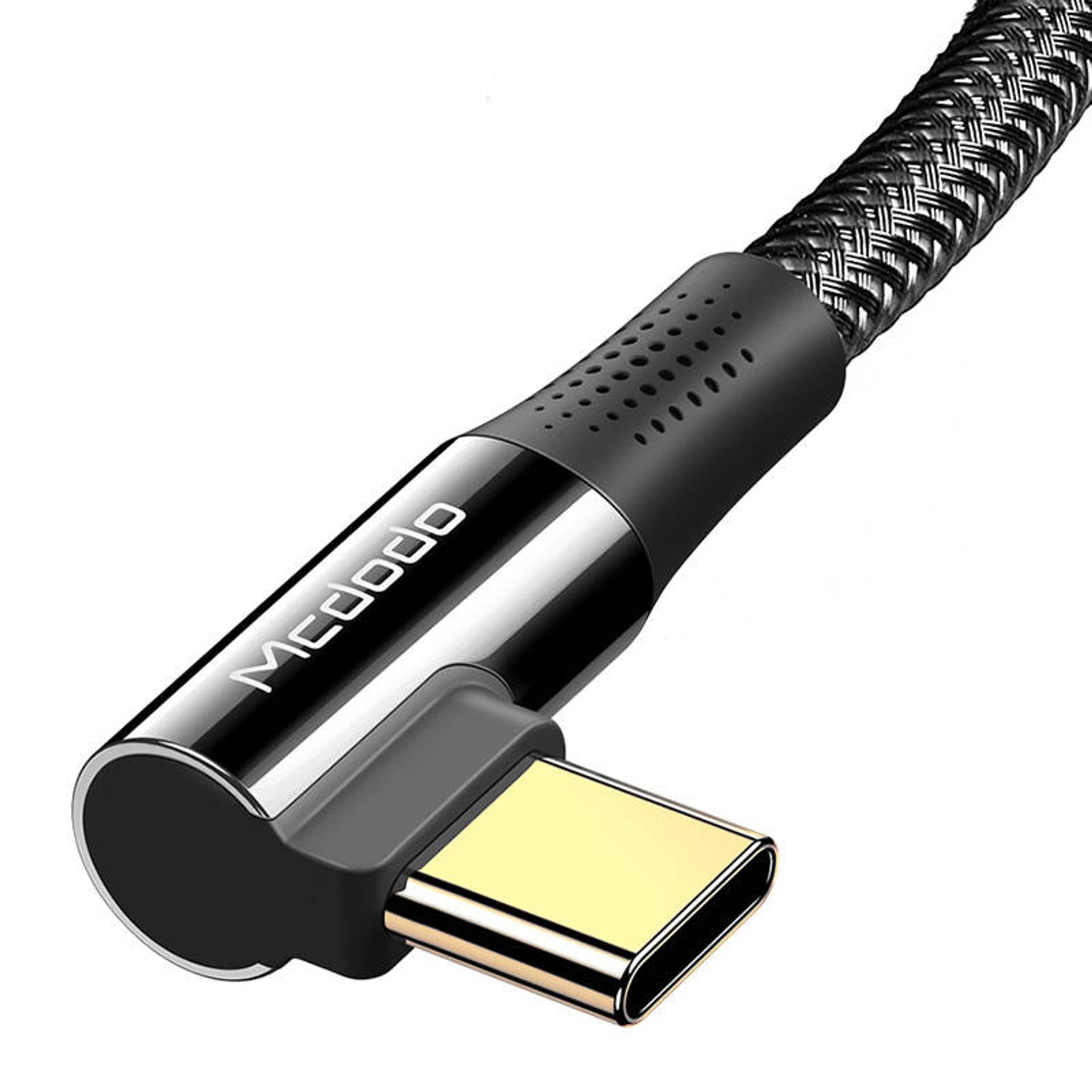 

Kabel USB-C do USB-C Mcdodo CA-8321 100W 90 stopni 1.2m (czarny)