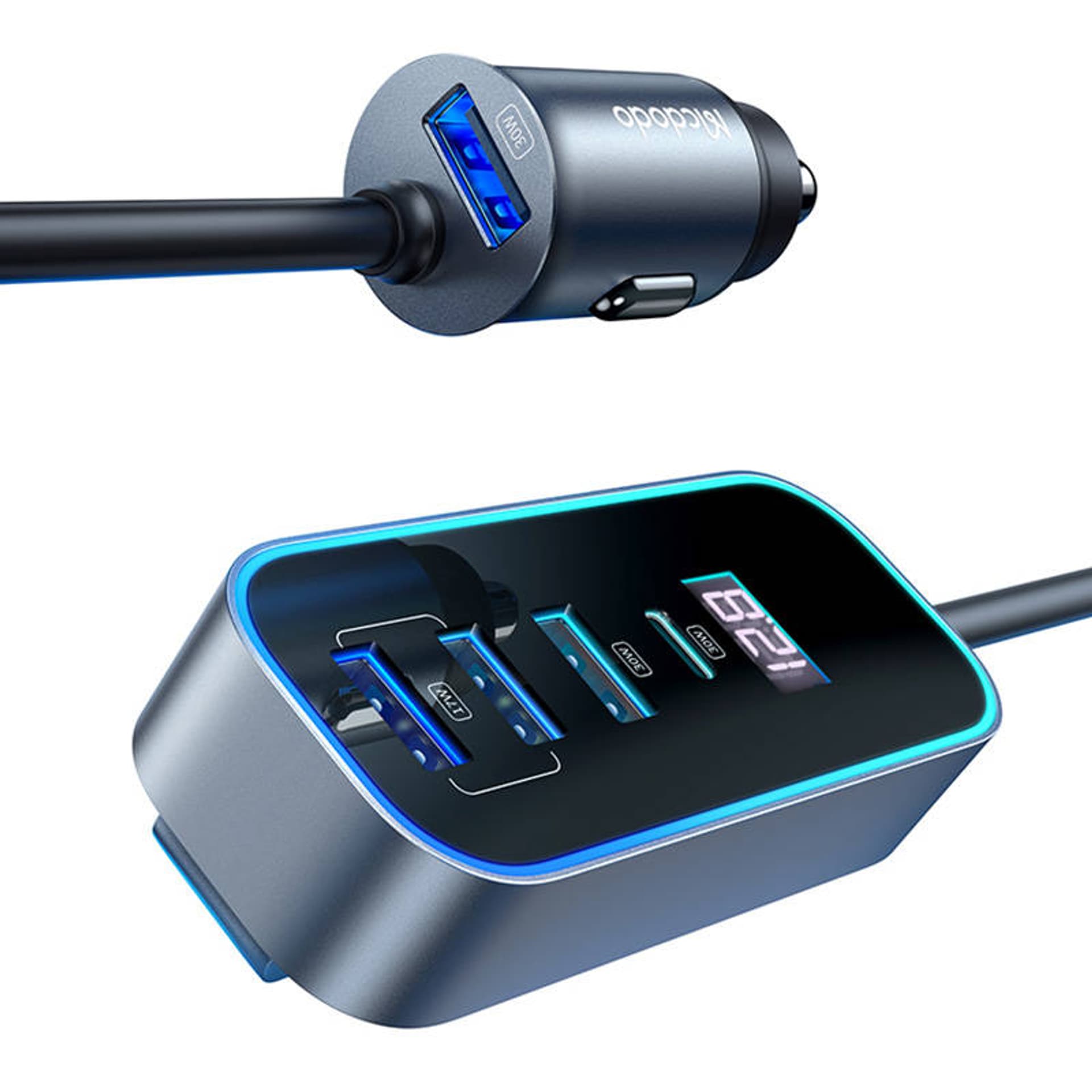 

Ładowarka samochodowa Mcdodo CC-1900 107W 4USB+1C