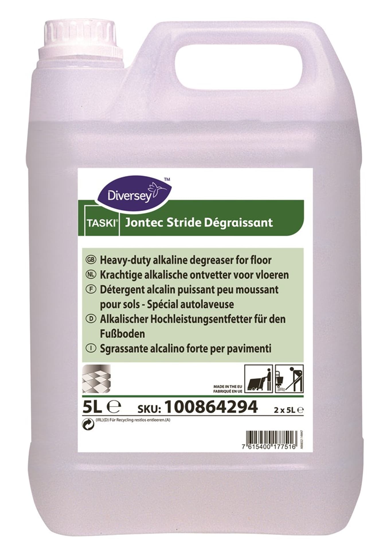 

TASKI Jontec Stride alkaliczny,silny do podłóg 2x5L