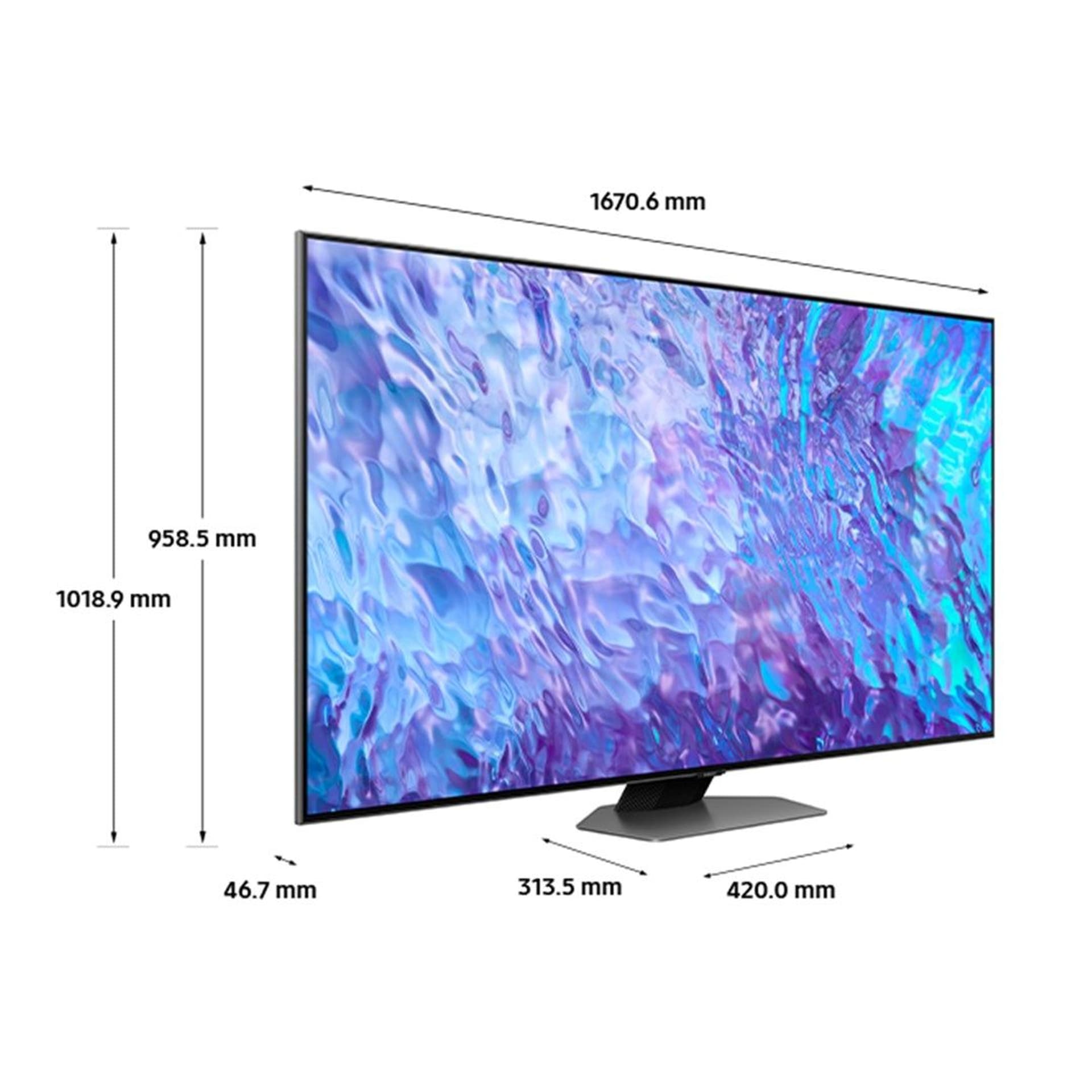 

Telewizor 75” Samsung QLED QE75Q80CATXXH (4K QHDR DVB-T2/HEVC Smart)