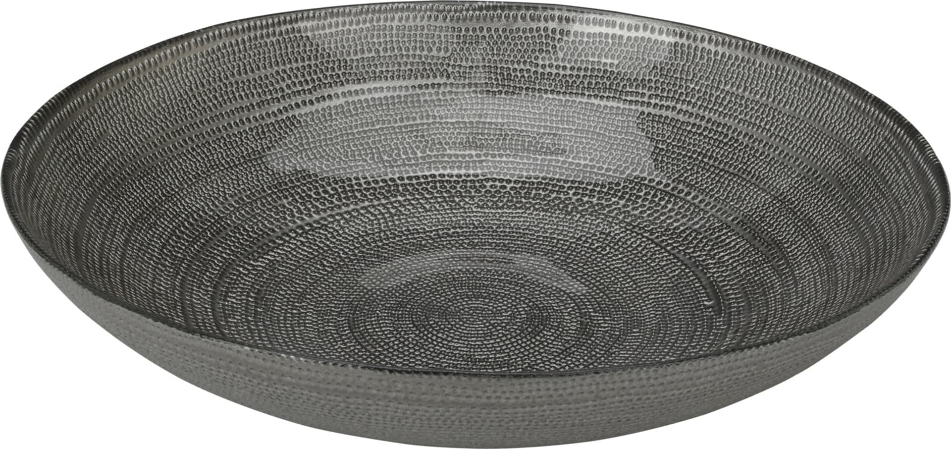 

MISKA SZKLANA ŚREDNICA 30CM SREBRNY