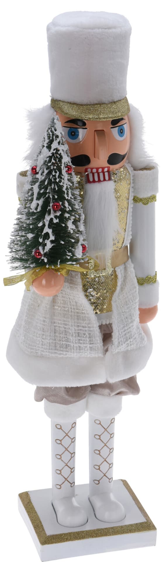 

Dziadek do orzechów 82CM ZŁOTY
