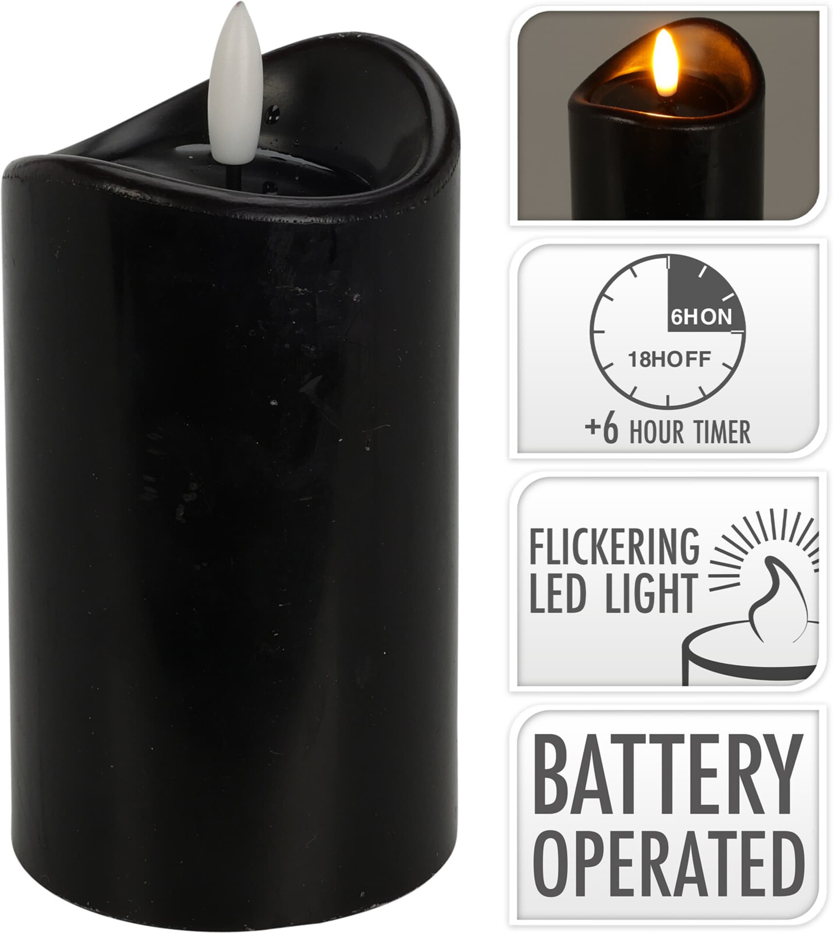 

ŚWIECA LED 7X12.5CM 2x AAA 1,5V
