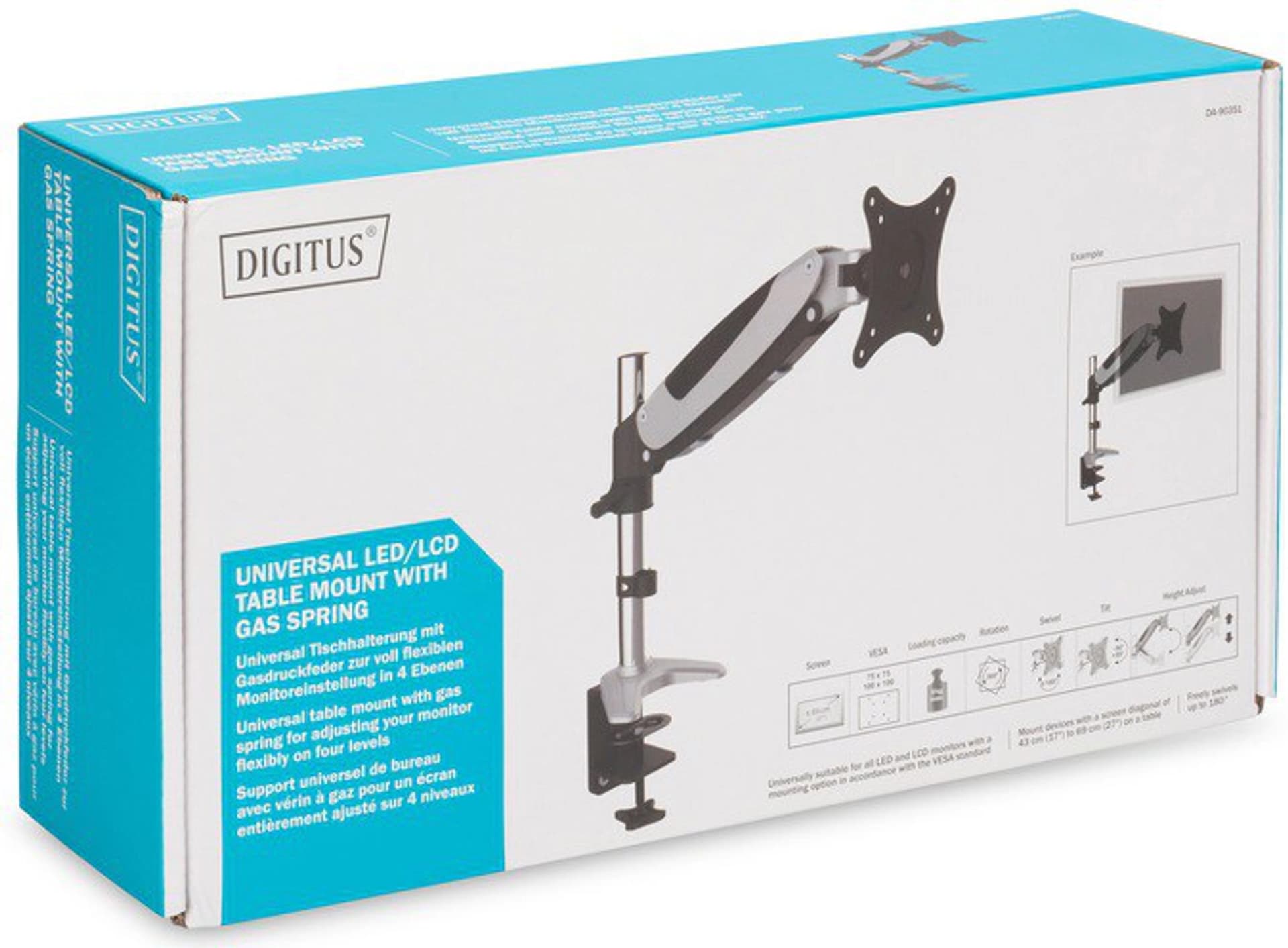 

DIGITUS DA-90351 Uchwyt uchylny
