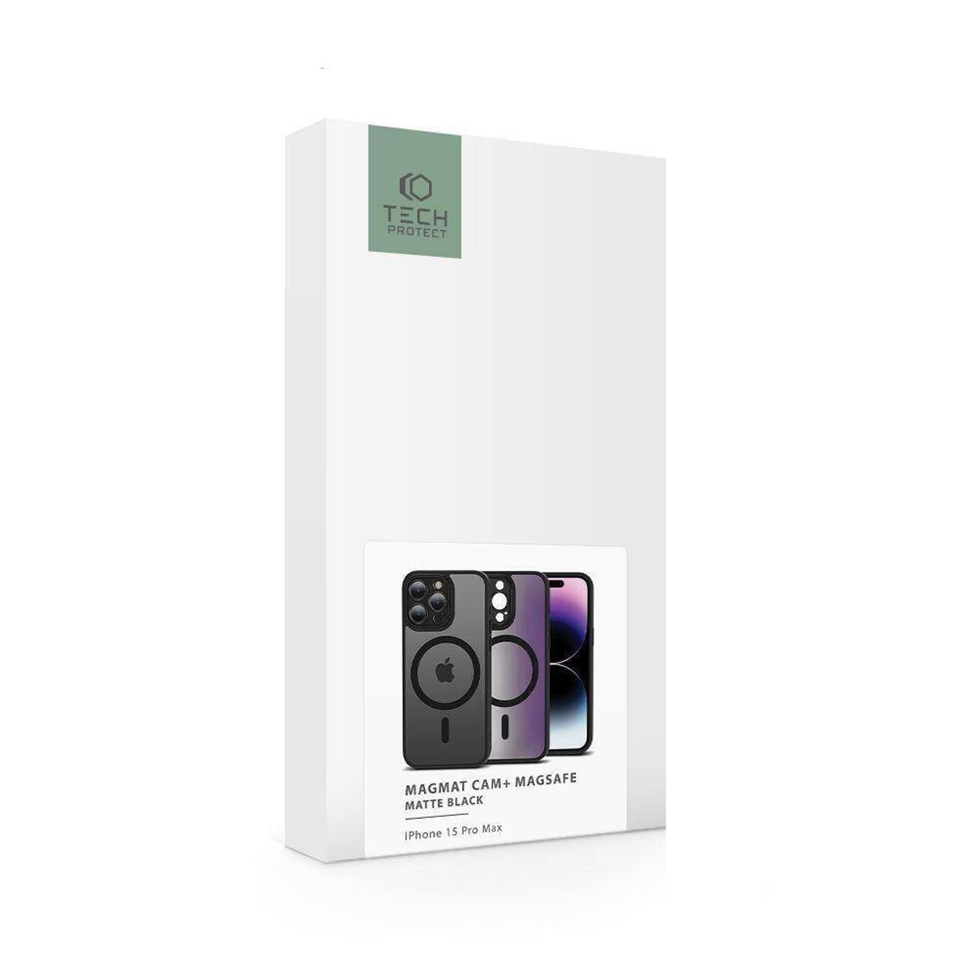 

Etui APPLE IPHONE 15 PRO MAX Tech-Protect Magmat Cam+ MagSafe Matte czarne