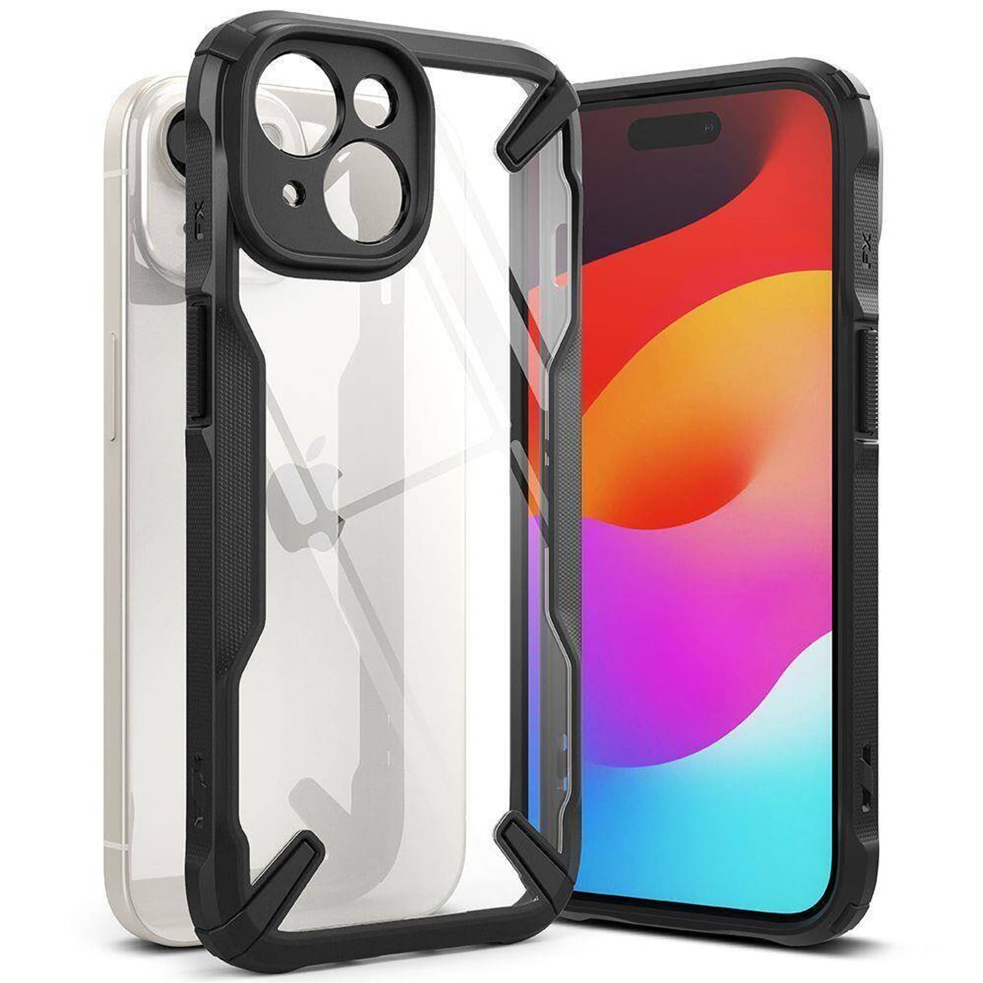 

Etui APPLE IPHONE 15 Ringke Fusion-X czarne