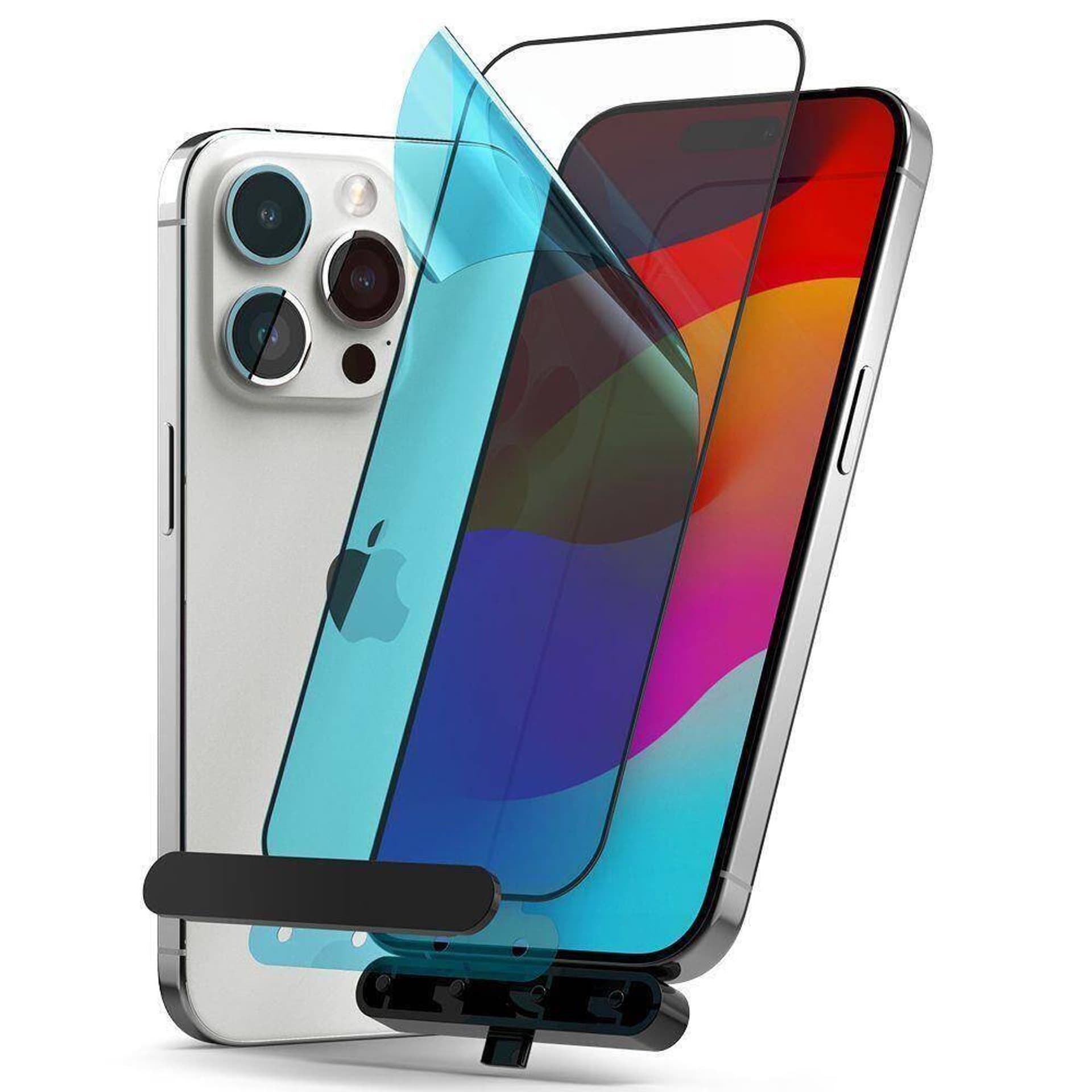 

Szkło Hartowane APPLE IPHONE 15 PRO Ringke TG czarne
