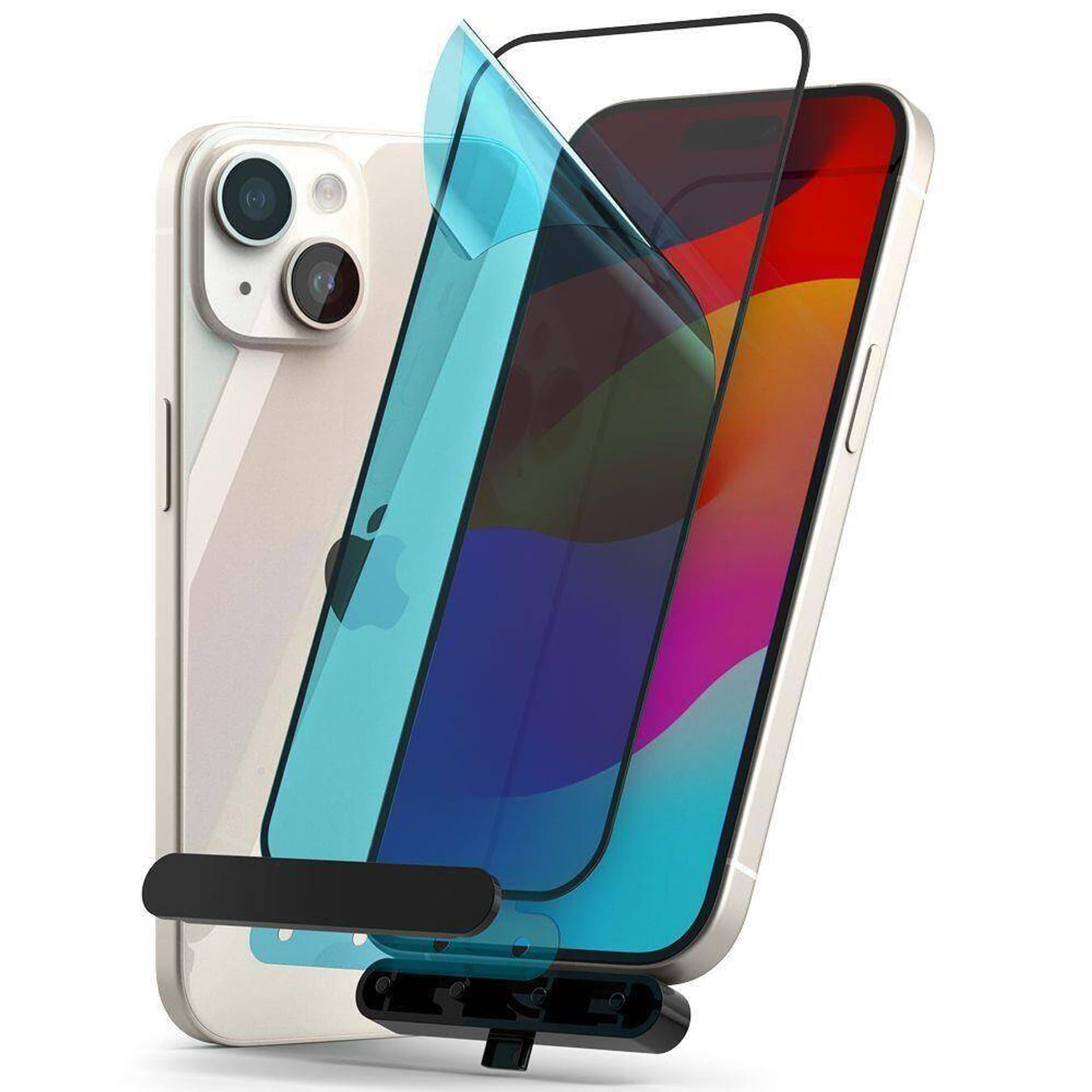 

Szkło Hartowane APPLE IPHONE 15 Ringke TG czarne