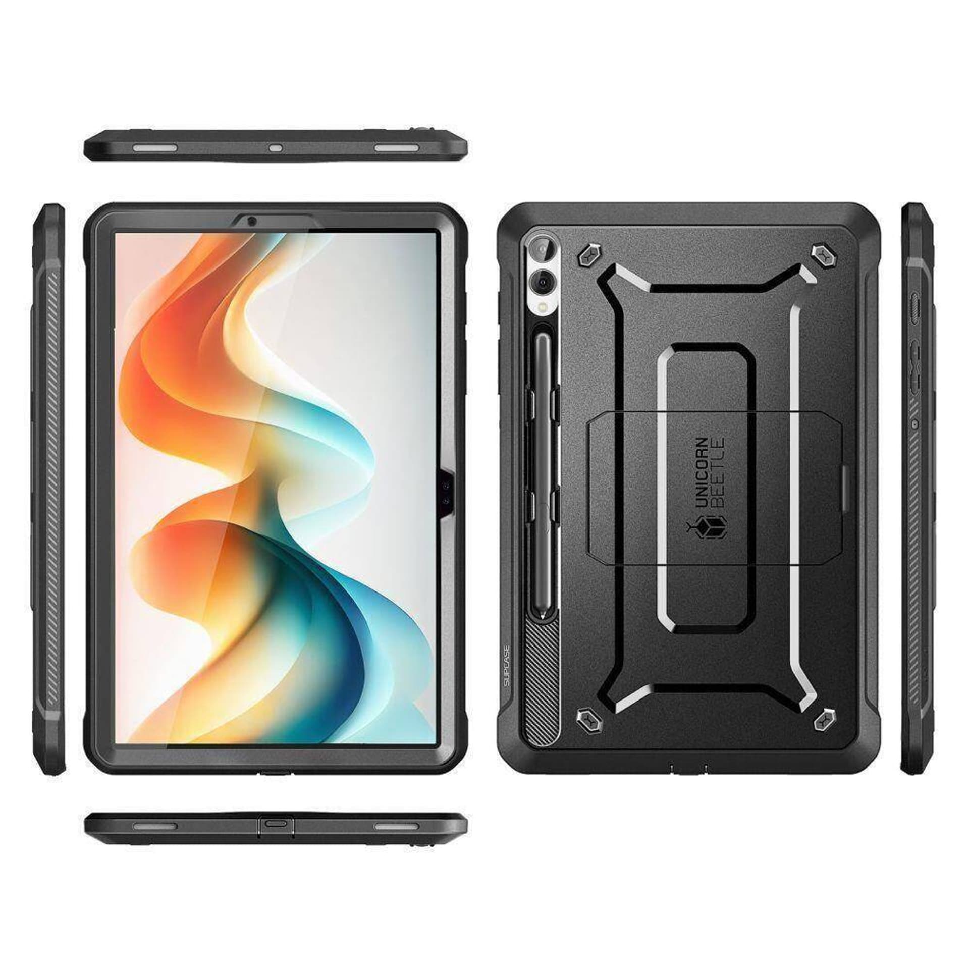 

Oryginalne Etui SAMSUNG GALAXY TAB S9+ Supcase Unicorn Beetle Pro czarne