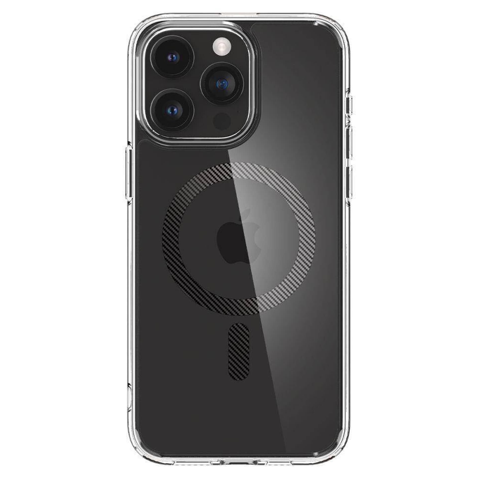 

Etui APPLE IPHONE 15 PRO Spigen Ultra Hybrid Mag MagSafe Carbon Fiber transparentne