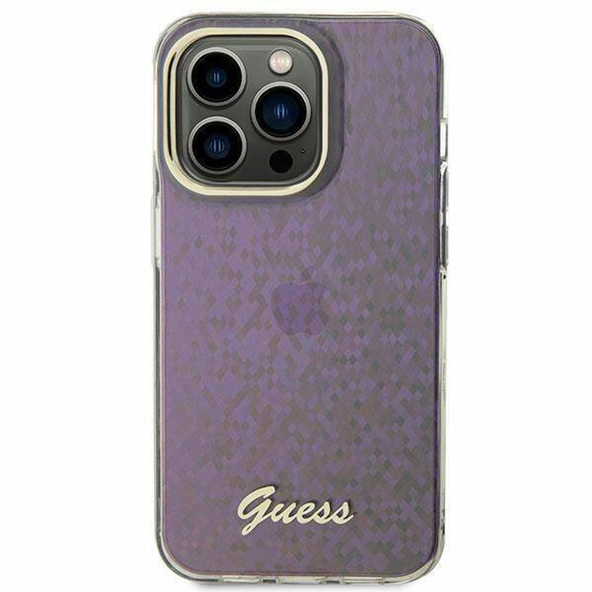 

Guess GUHCP15SHDECMP iPhone 15 6.1" różowy/pink hardcase IML Faceted Mirror Disco Iridescent