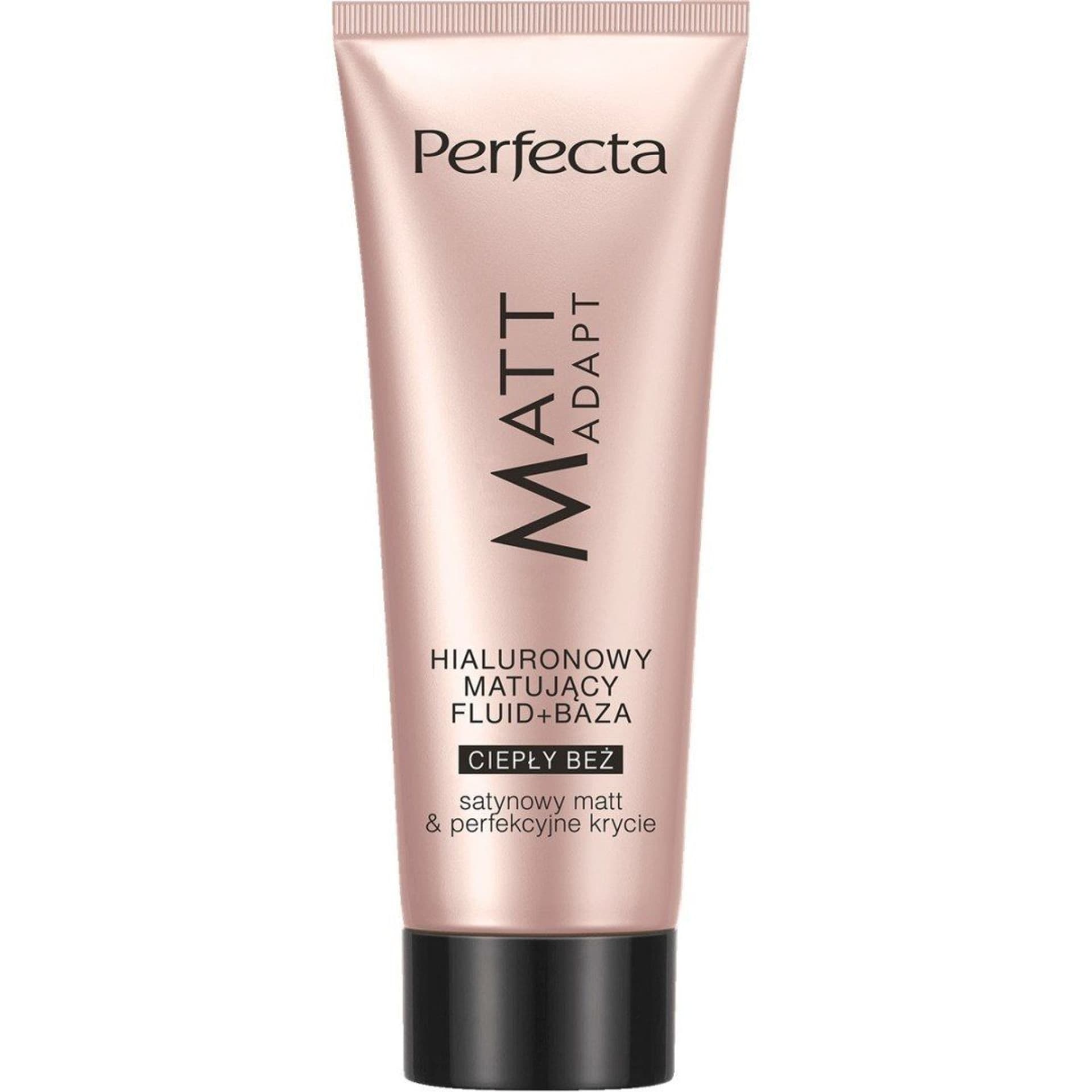 

PERFECTA Matt Adapt Hialuronowy Matujący Fluid+Baza do twarzy - ciepły beż 30ml