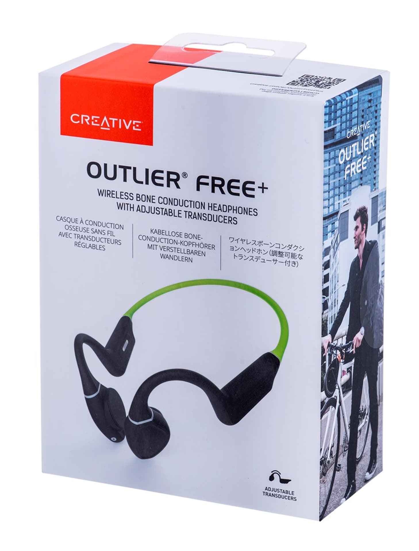 

Słuchawki kostne Creative Outlier FREE Plus GR