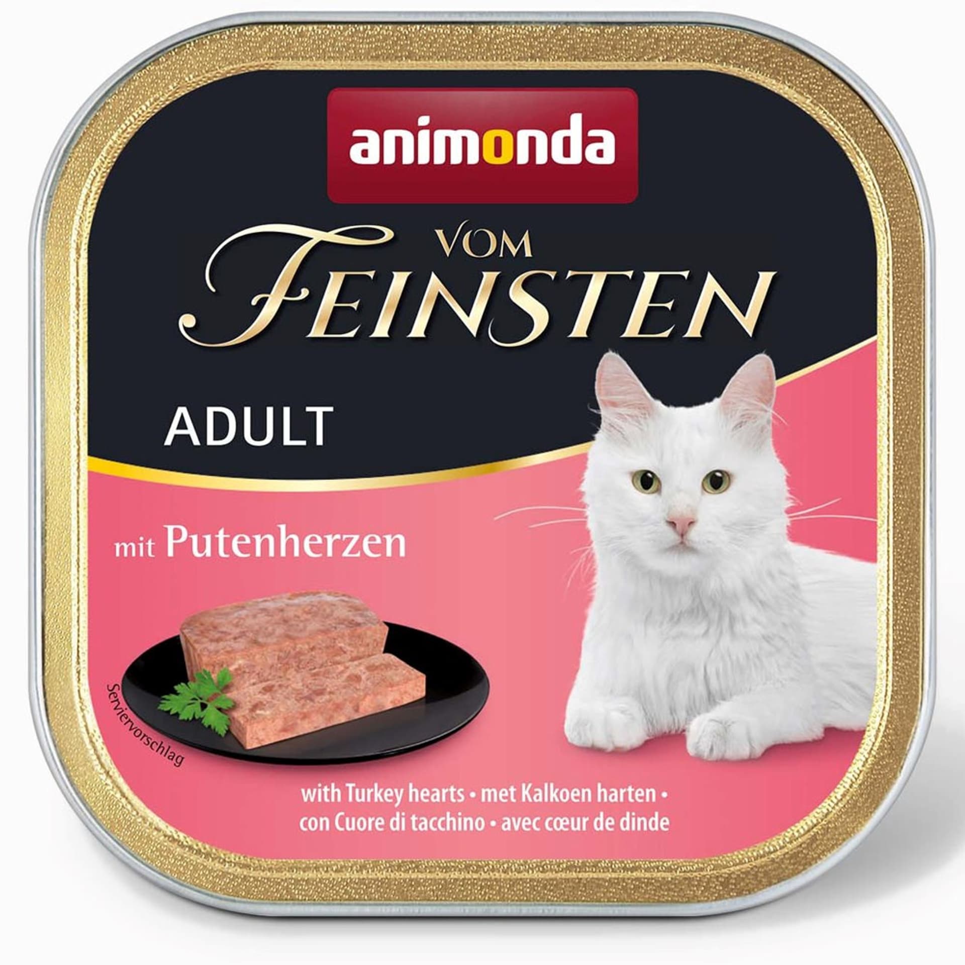 

ANIMONDA Vom Feinsten Classic Cat smak: serca indyka 100g