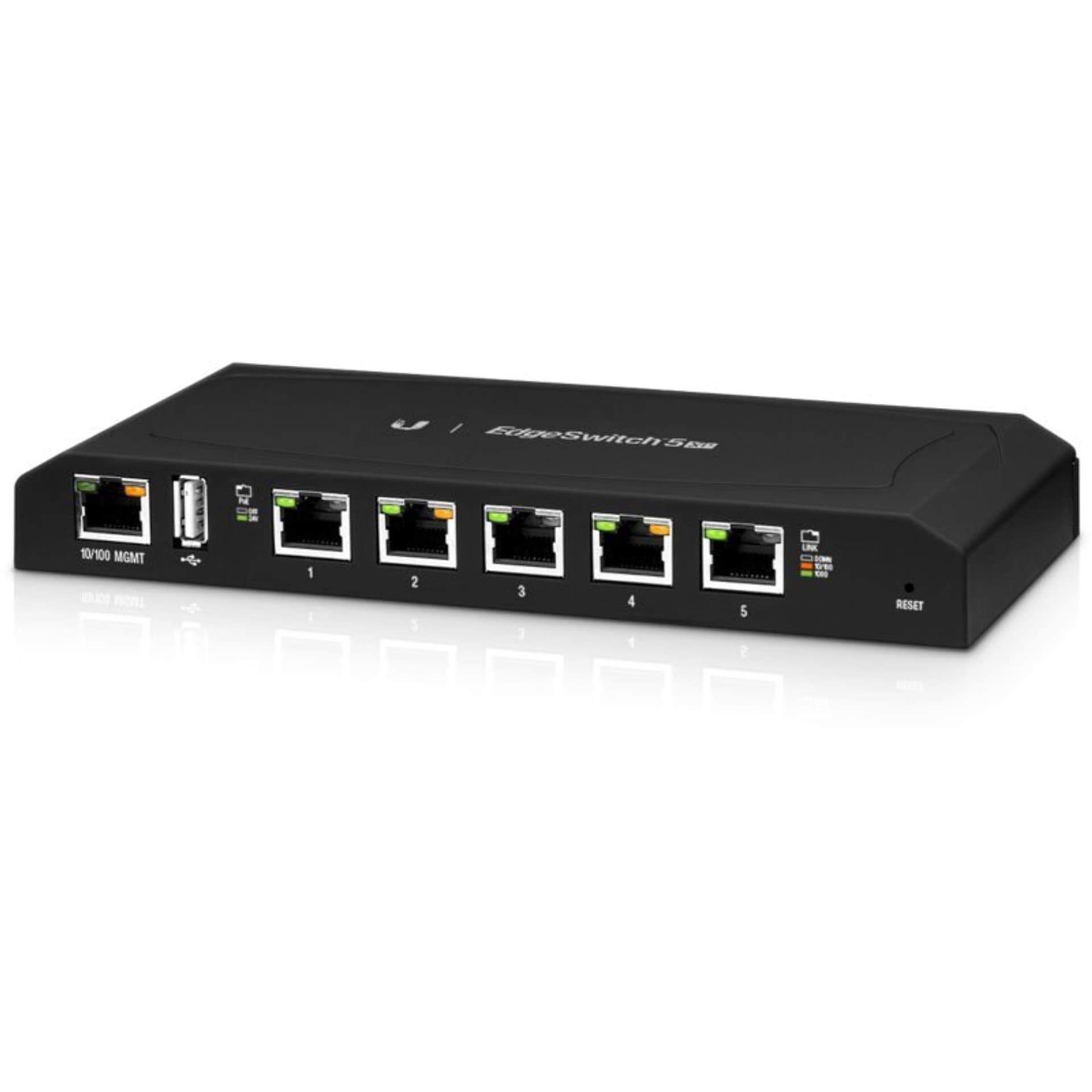 

Ubiquiti EdgeSwitch ES-5XP PoE passive, Managed, Desktop, 1 Gbps (RJ-45) ports quantity 5, Passive PoE ports quantity 5