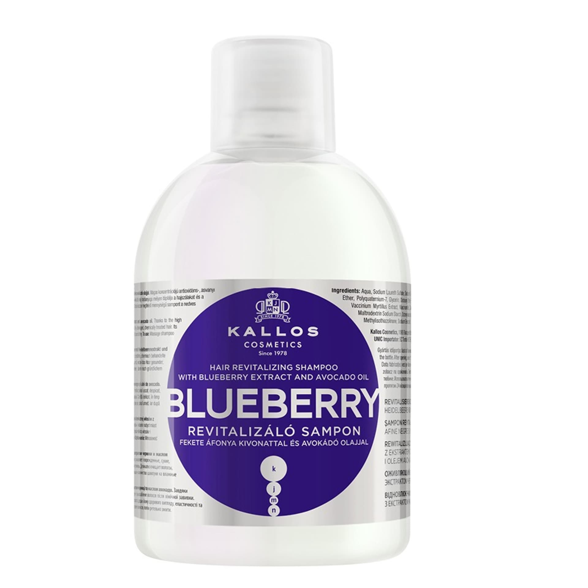 

Kallos Cosmetics Blueberry Szampon do włosów 1000ml (W)