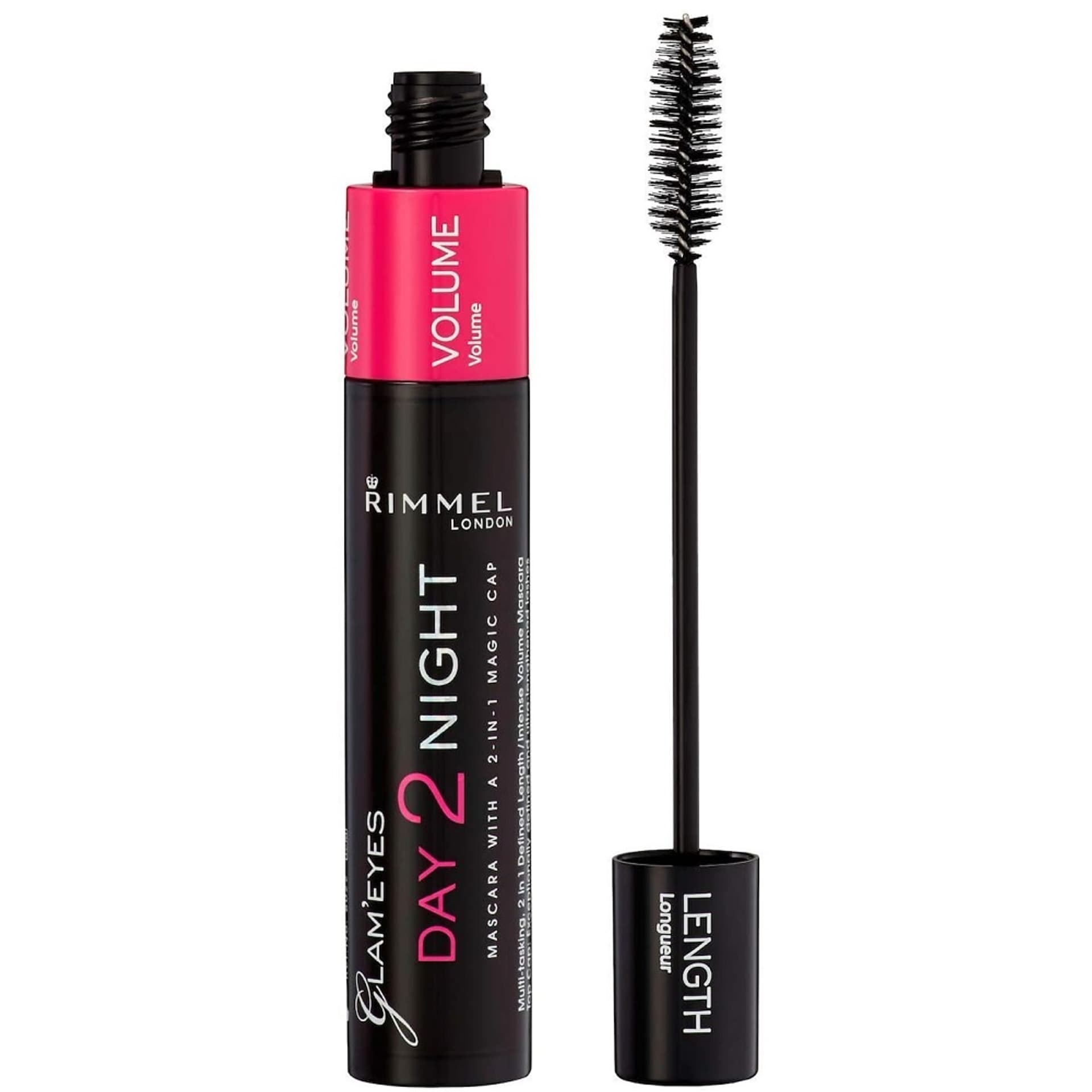 

Rimmel London 001 Black Day 2 Night Tusz do rzęs 9,5ml (W)