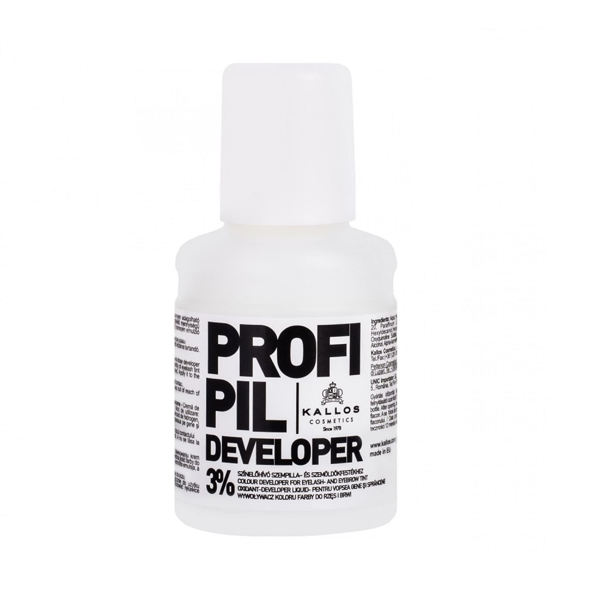 

Kallos Cosmetics Developer 3% Profi Pil Farba do brwi 60ml (W)