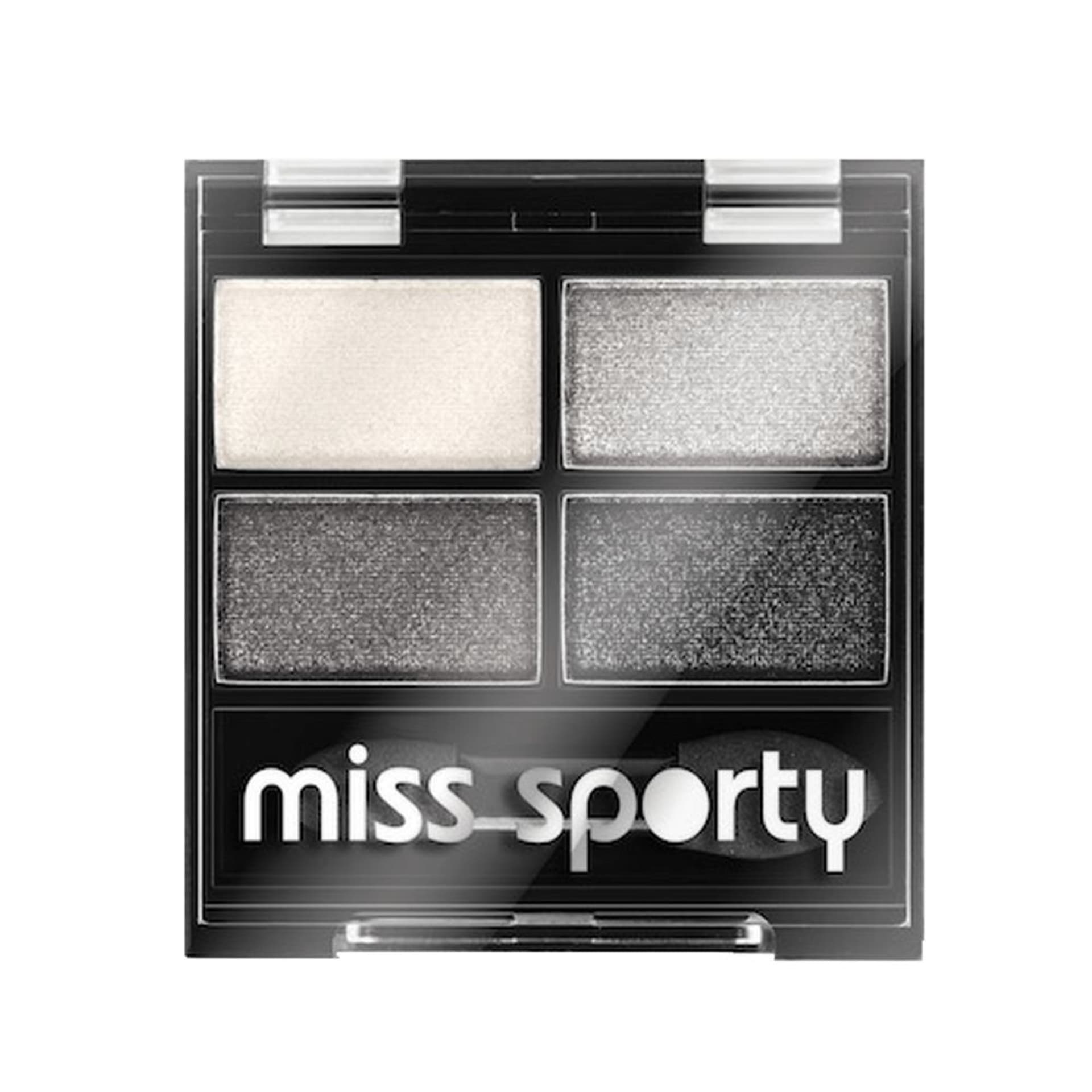 

Miss Sporty Studio Colour Quattro Eye Shadow poczwórne cienie do powiek 404 Real Smoky/Smoky Black 5g