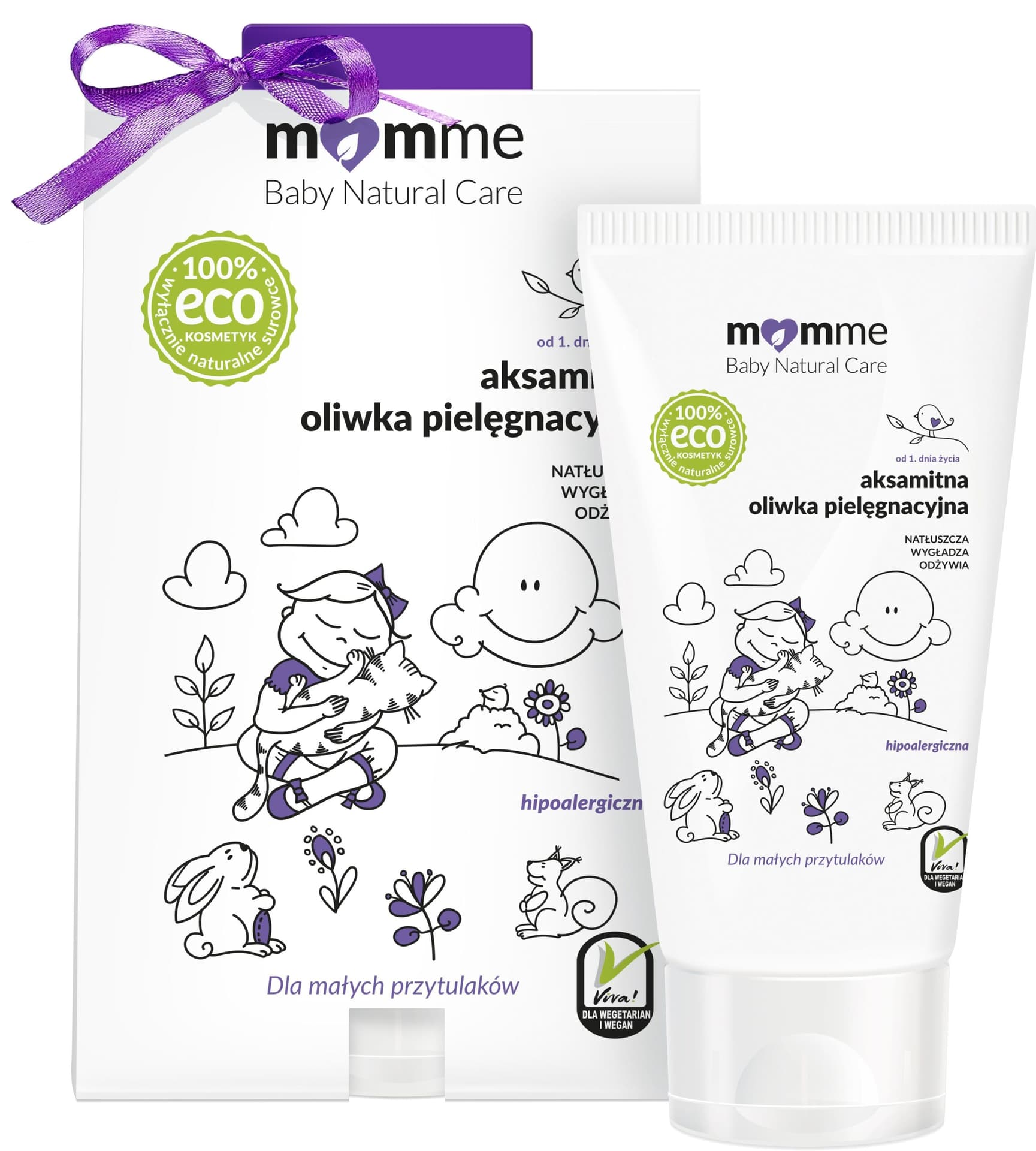 

MomMe Dla Maluszka aksamitna oliwka pielęgnacyjna 100ml