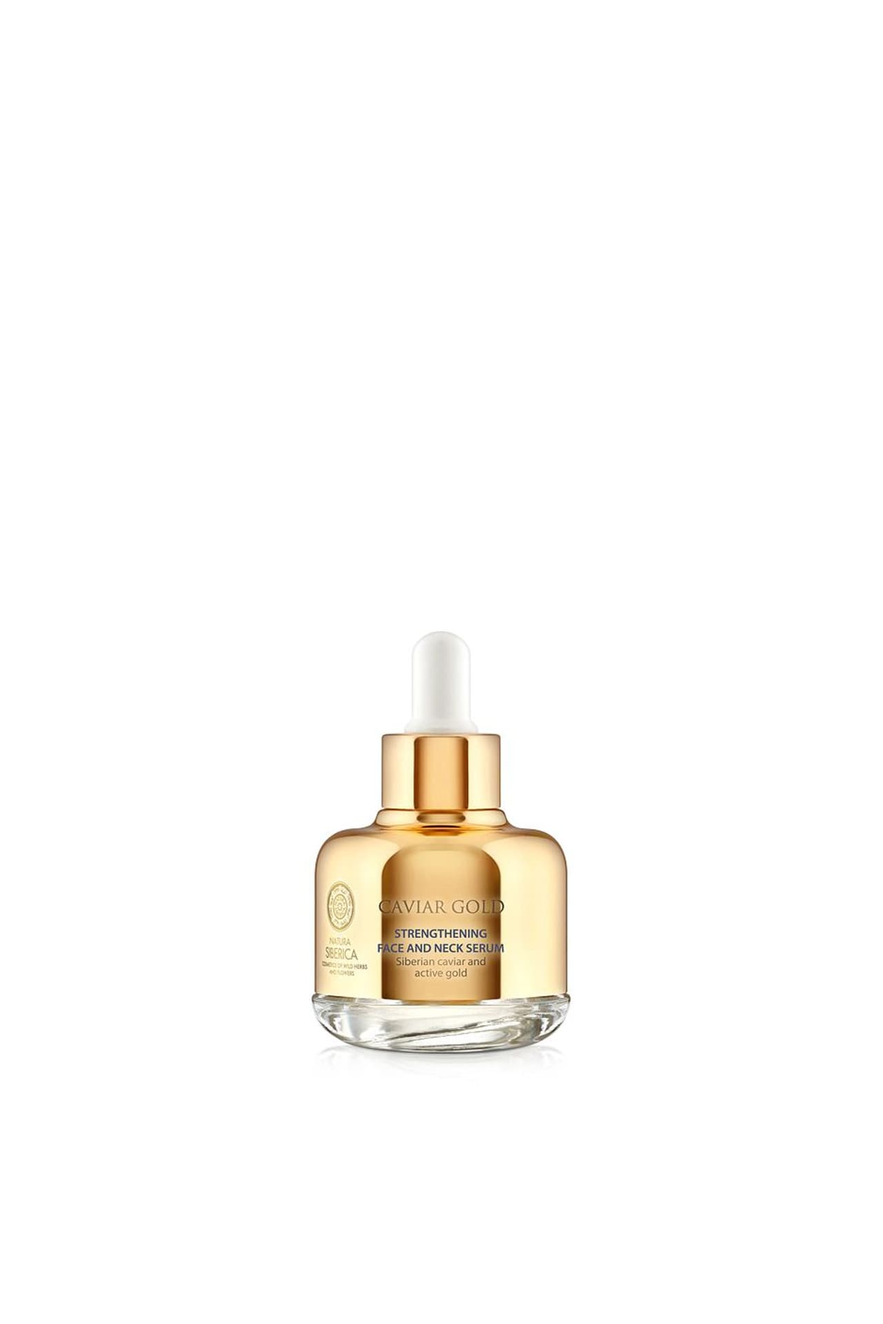 

Natura Siberica Caviar Gold Strengthening Face And Neck Serum wzmacniające serum do twarzy i szyi 30ml