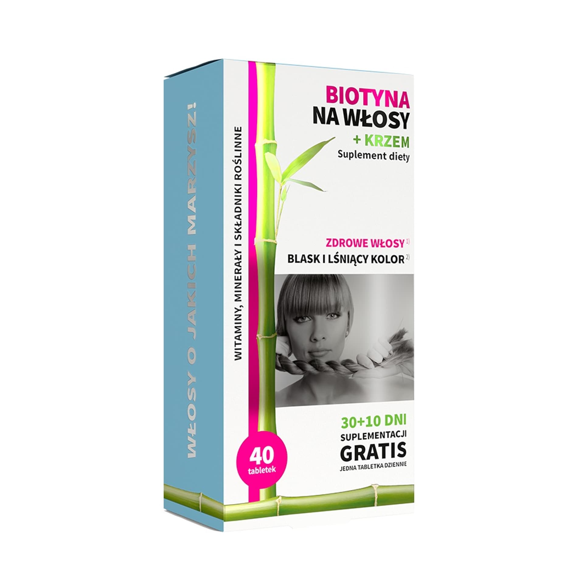 

Noble Health Biotyna na włosy + krzem suplement diety 40 tabletek