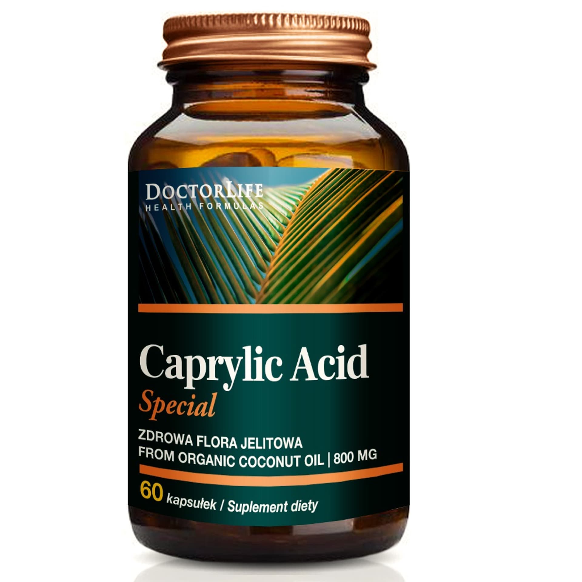 

Doctor Life Caprylic Acid Special kwas kaprylowy 800mg suplement diety 60 kapsułek