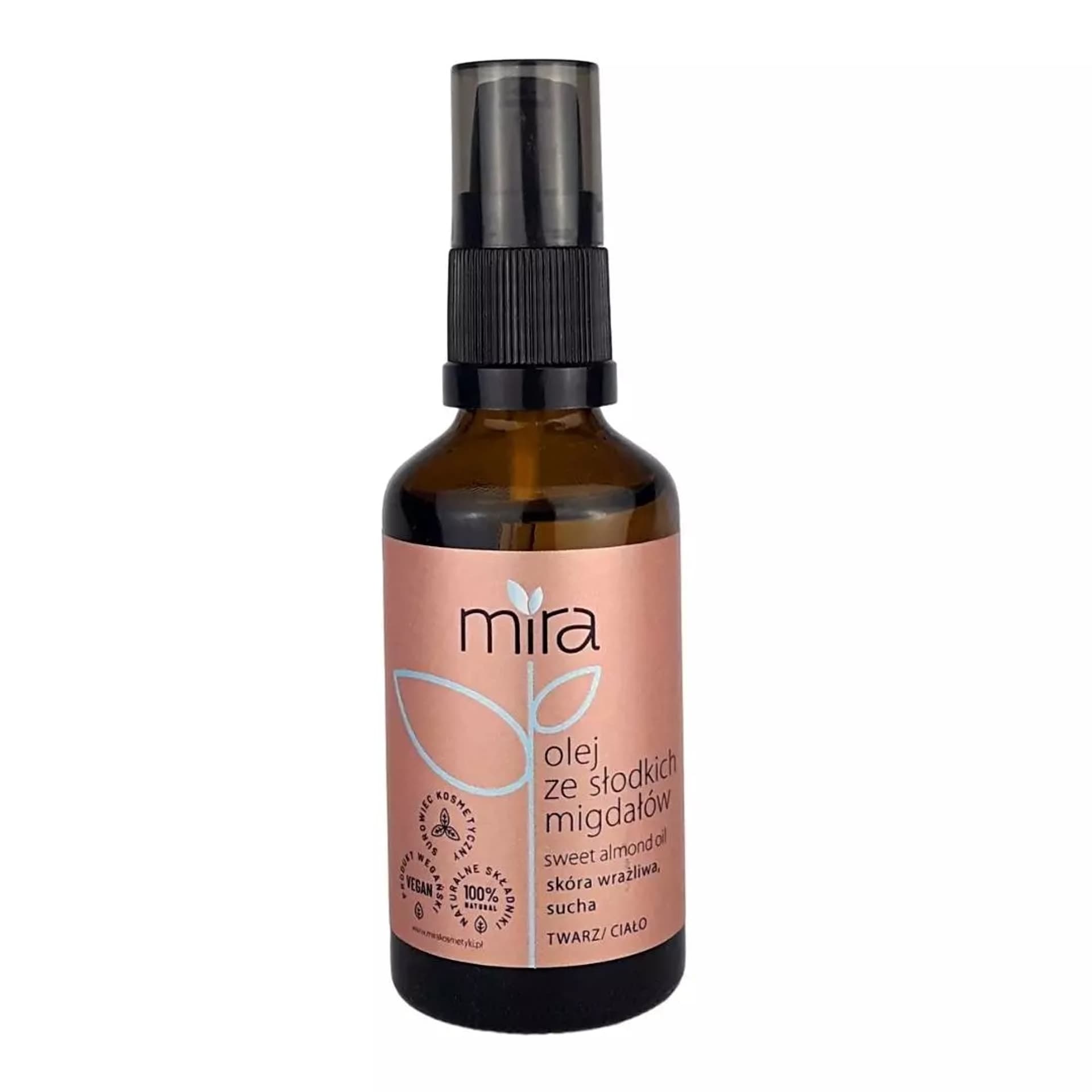 

Mira Naturalny olej ze słodkich migdałów rafinowany 50ml