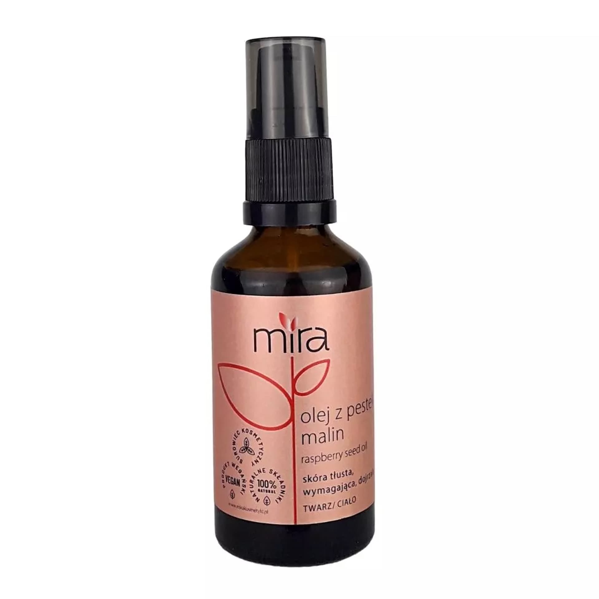 

Mira Naturalny olej z pestek malin nierafinowany 50ml