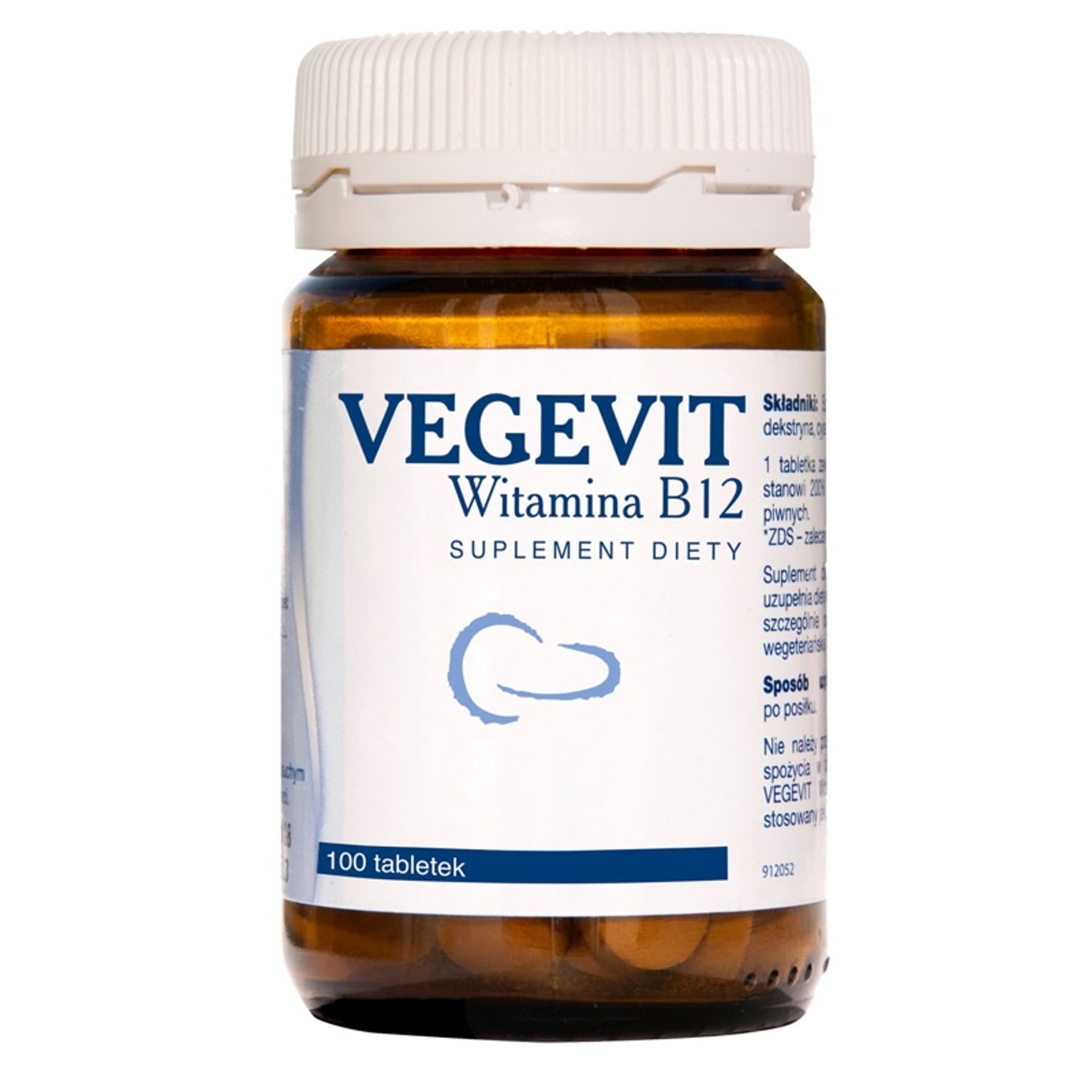 

Vegevit Witamina B12 suplement diety 100 tabletek