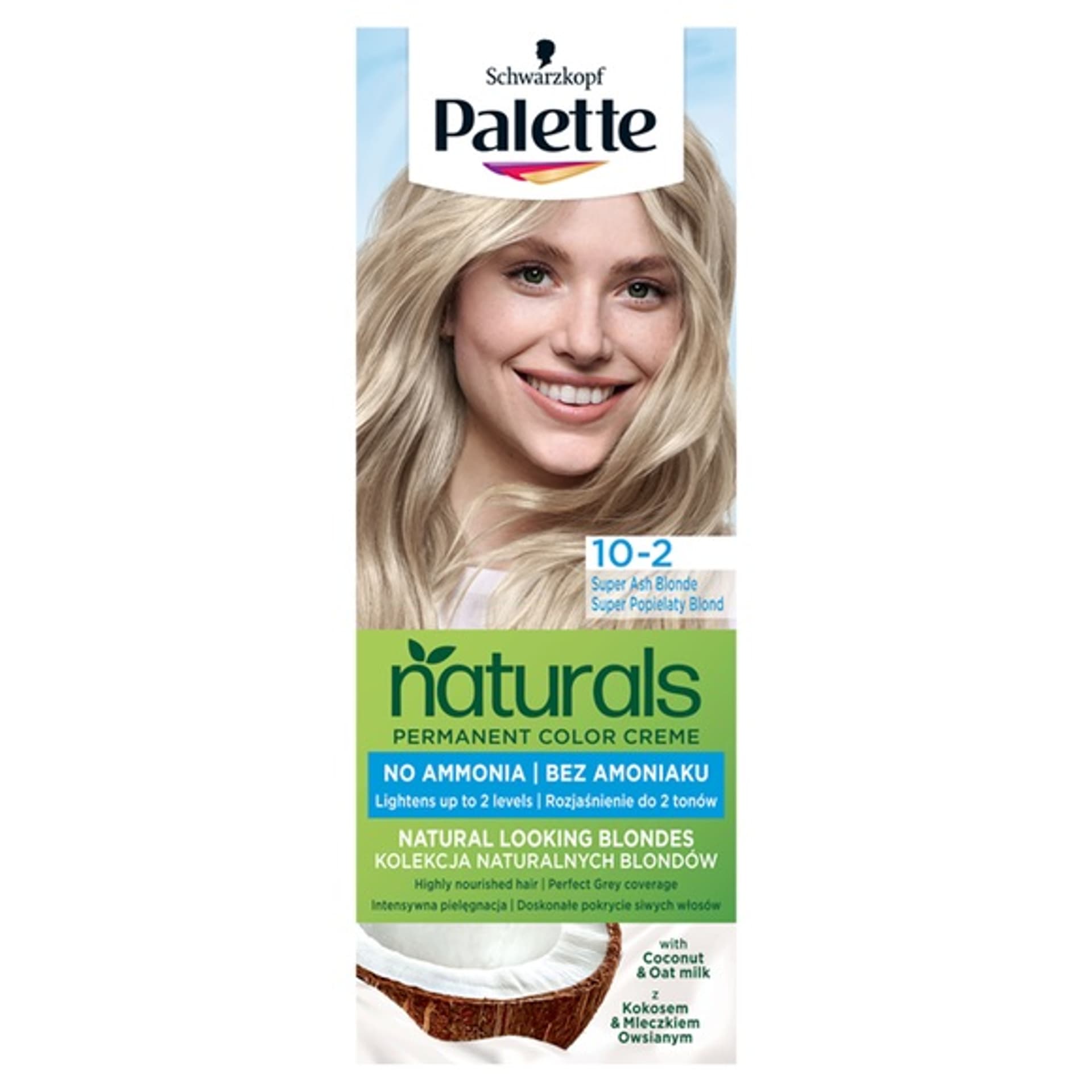 

Palette Permanent Naturals Color Creme Go Blonde rozjaśniająca farba do włosów 219/ 10-2 Super Popielaty Blond