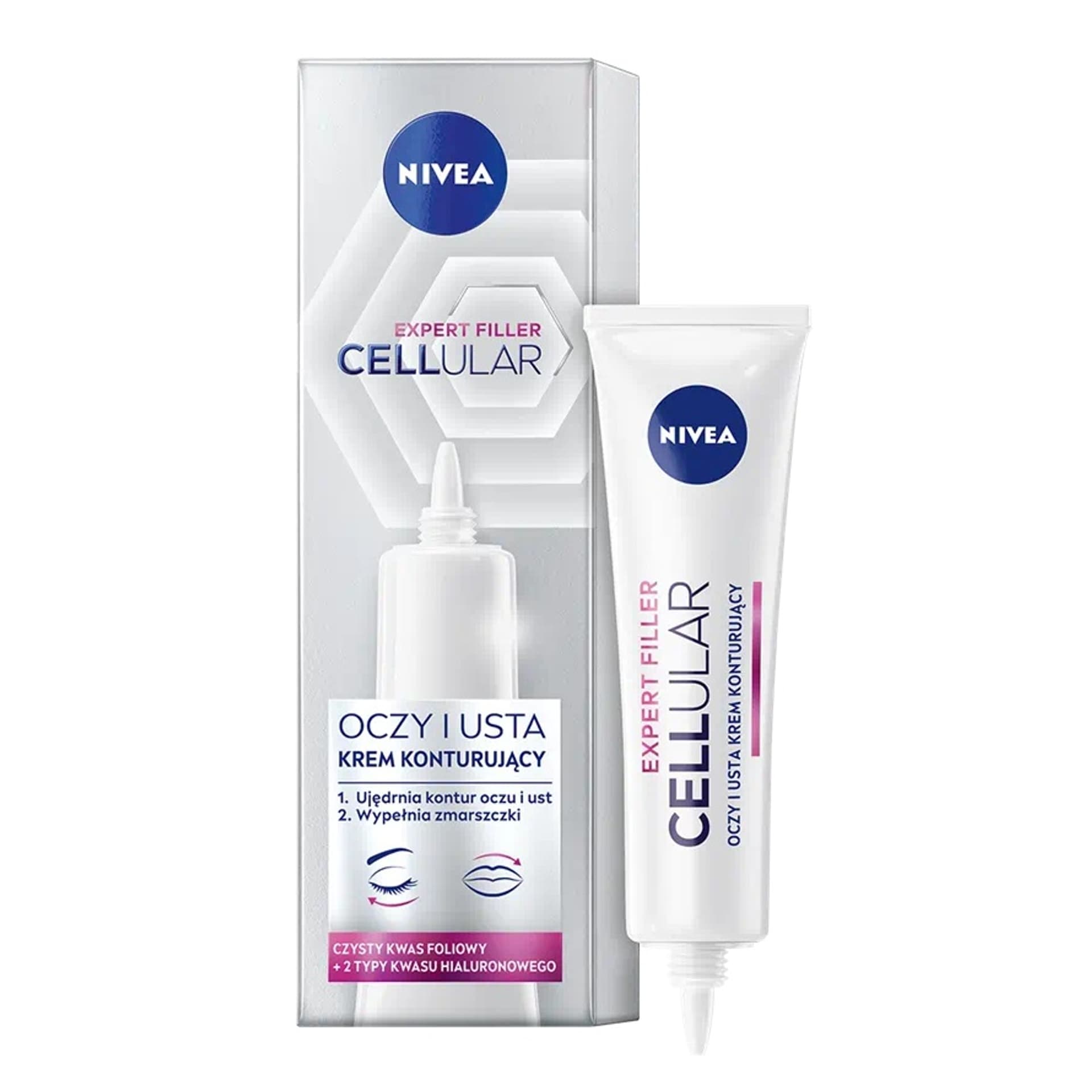 

Nivea Hyaluron Cellular Filler + Ujędrnienie przeciwzmarszczkowy krem pod oczy 15ml