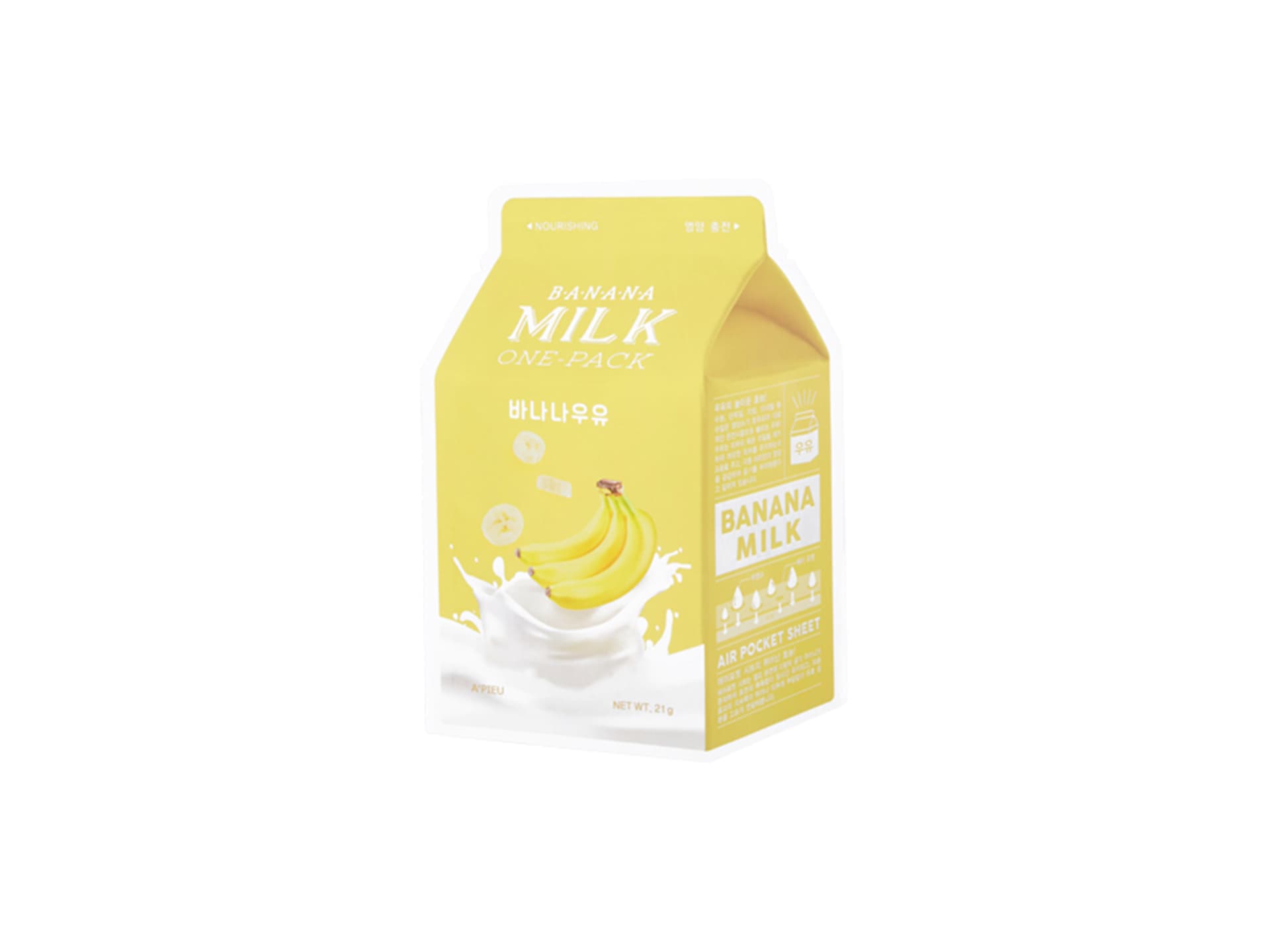 

A'PIEU Milk One-pack Nourishing rozświetlająco-odżywcza maseczka Banana 20g