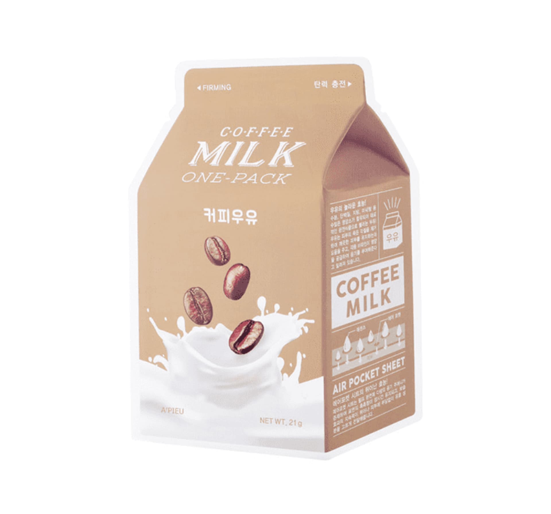 

A'PIEU Milk One-pack ujędrniająca maseczka w płachcie Coffee 20g
