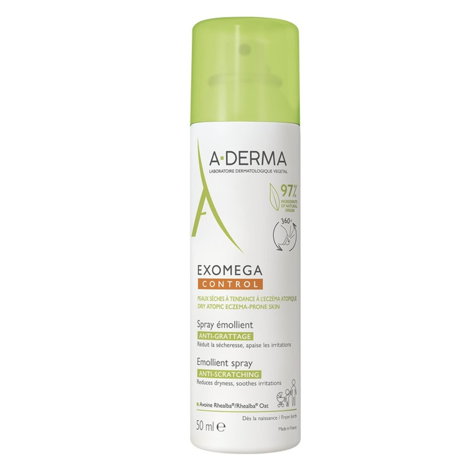 

A-DERMA Exomega Control Emollient Spray łagodzący spray do skóry suchej i atopowej 50ml