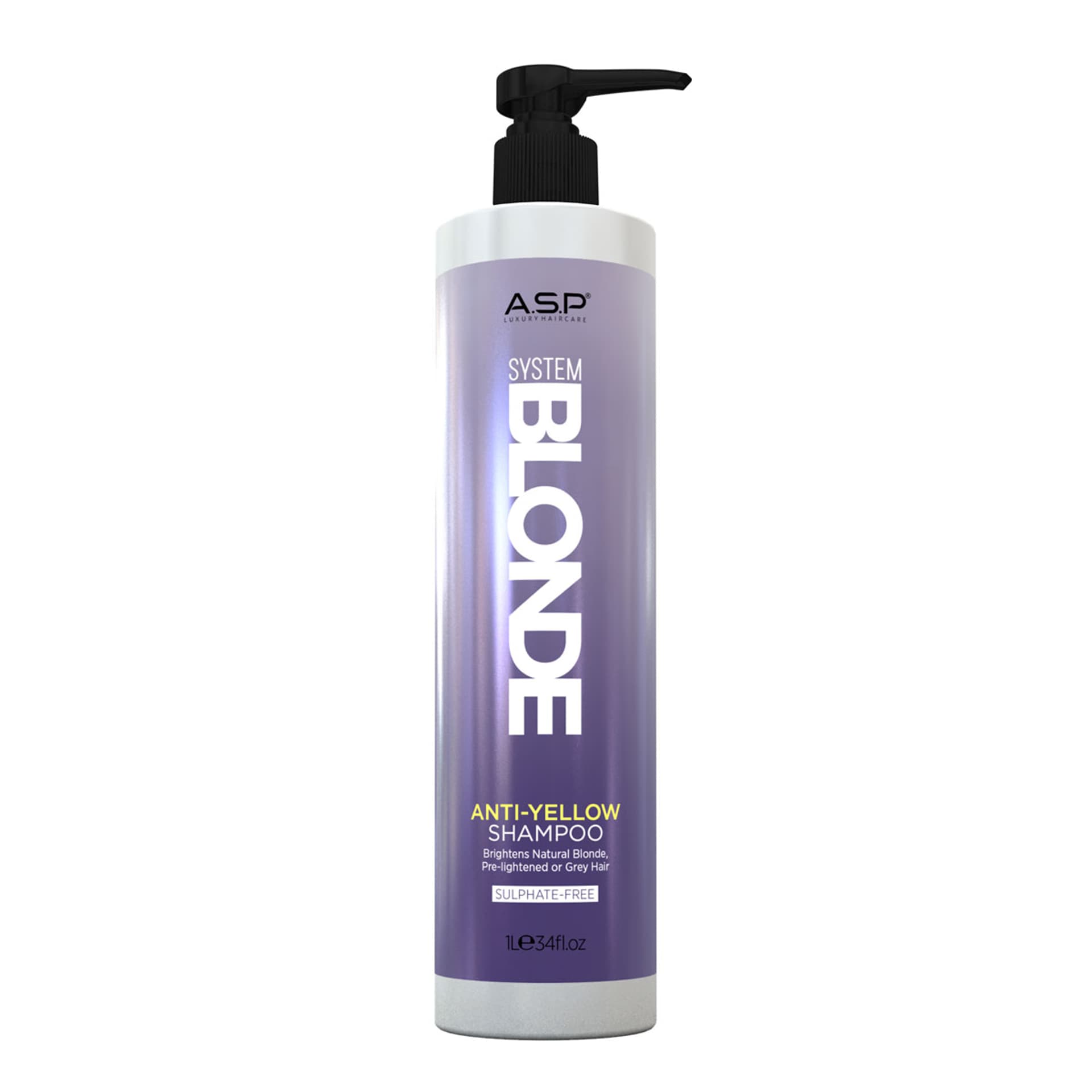 

AFFINAGE SALON PROFESSIONAL System Blonde Anti-Yellow Shampoo szampon do włosów blond niwelujący żółty odcień 1000ml