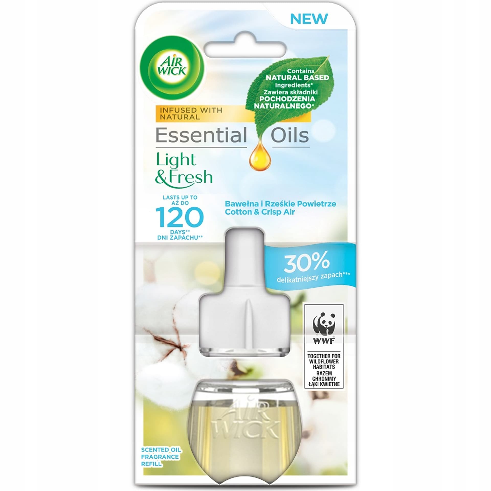 

AIR WICK Aroma Mist with Essential Oils wkład do odświeżacza powietrza Bawełna i Świeże Powietrze 19ml