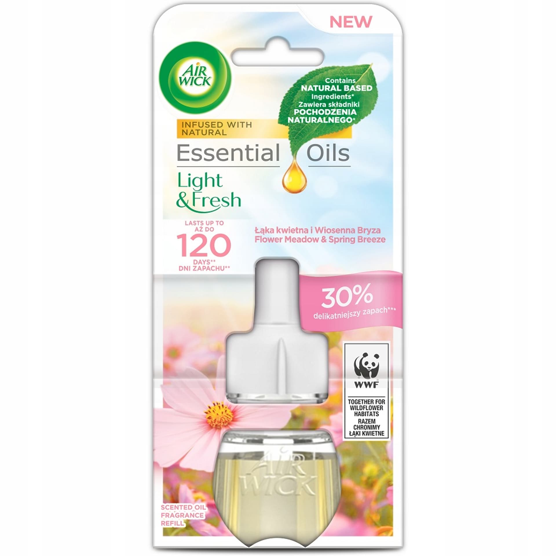 

AIR WICK Aroma Mist with Essential Oils wkład do odświeżacza powietrza Łąka Kwietna i Wiosenna Bryza 19ml