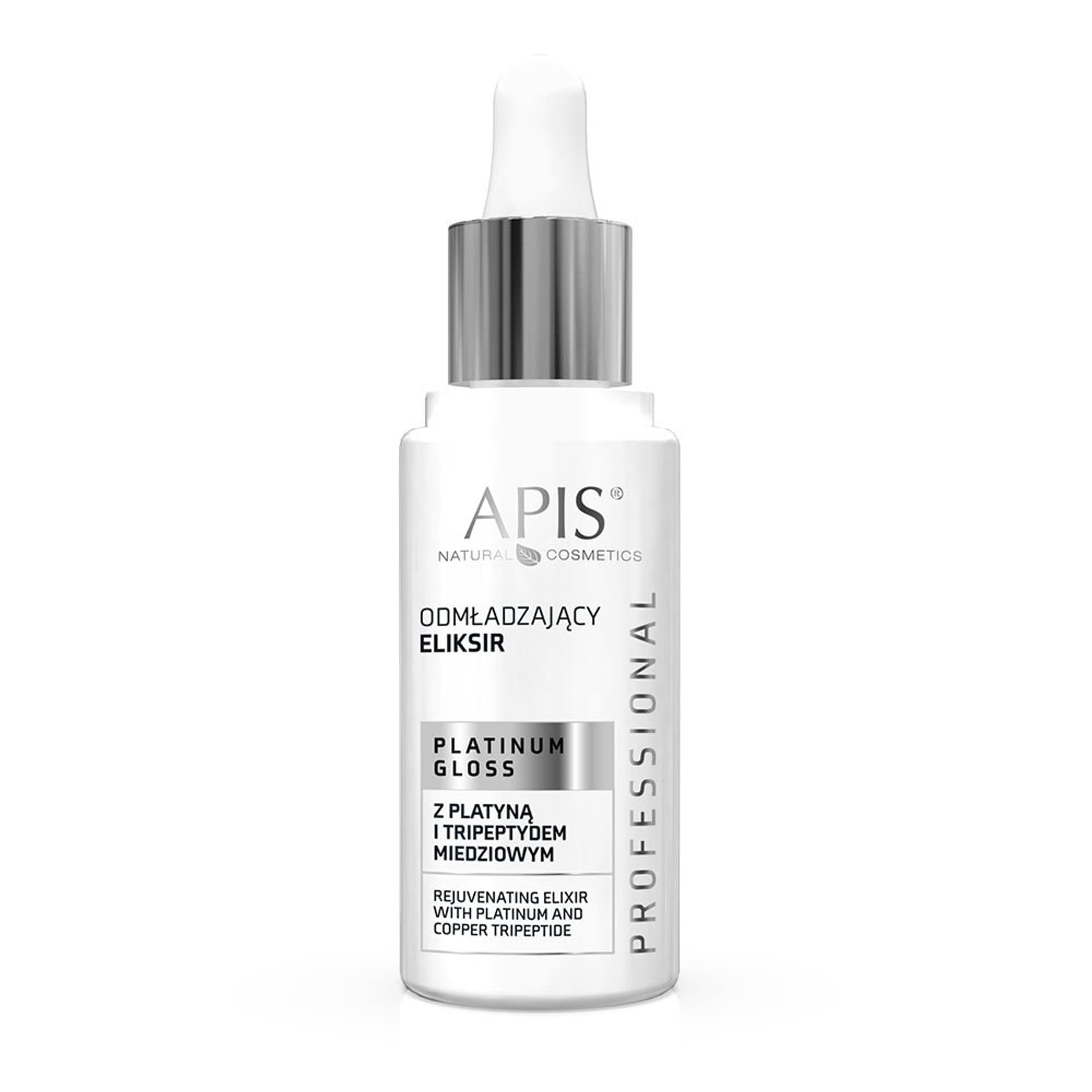 

Apis platinum gloss odmładzający eliksir z platyną i tripeptydem miedziowym 30 ml