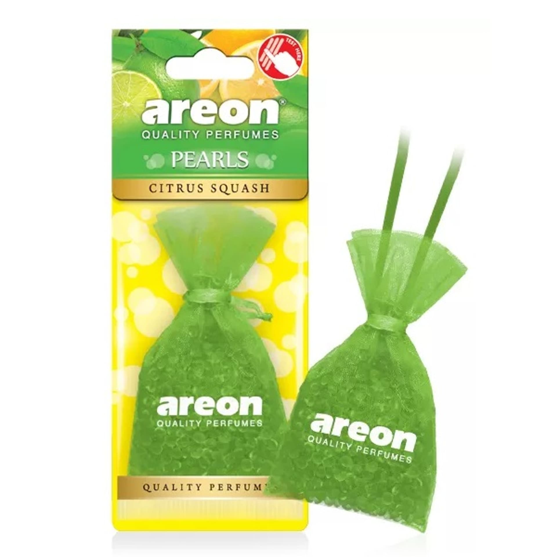 

AREON Pearls zapach do samochodu w woreczku Citrus Squash