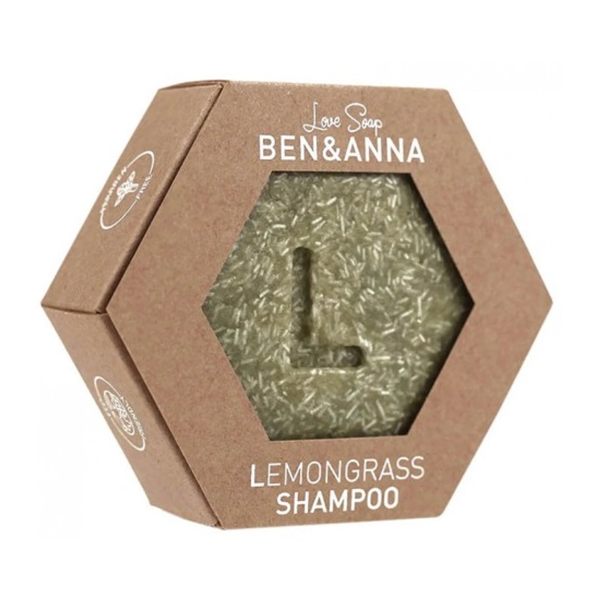 

BENANNA Shampoo szampon do włosów w kostce Lemongrass 60g