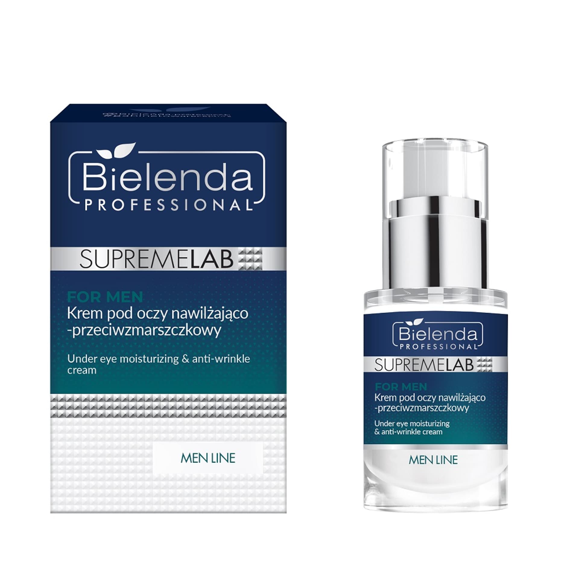 

BIELENDA PROFESSIONAL Supremelab Men Line krem pod oczy nawilżająco-przeciwzmarszczkowy 15ml