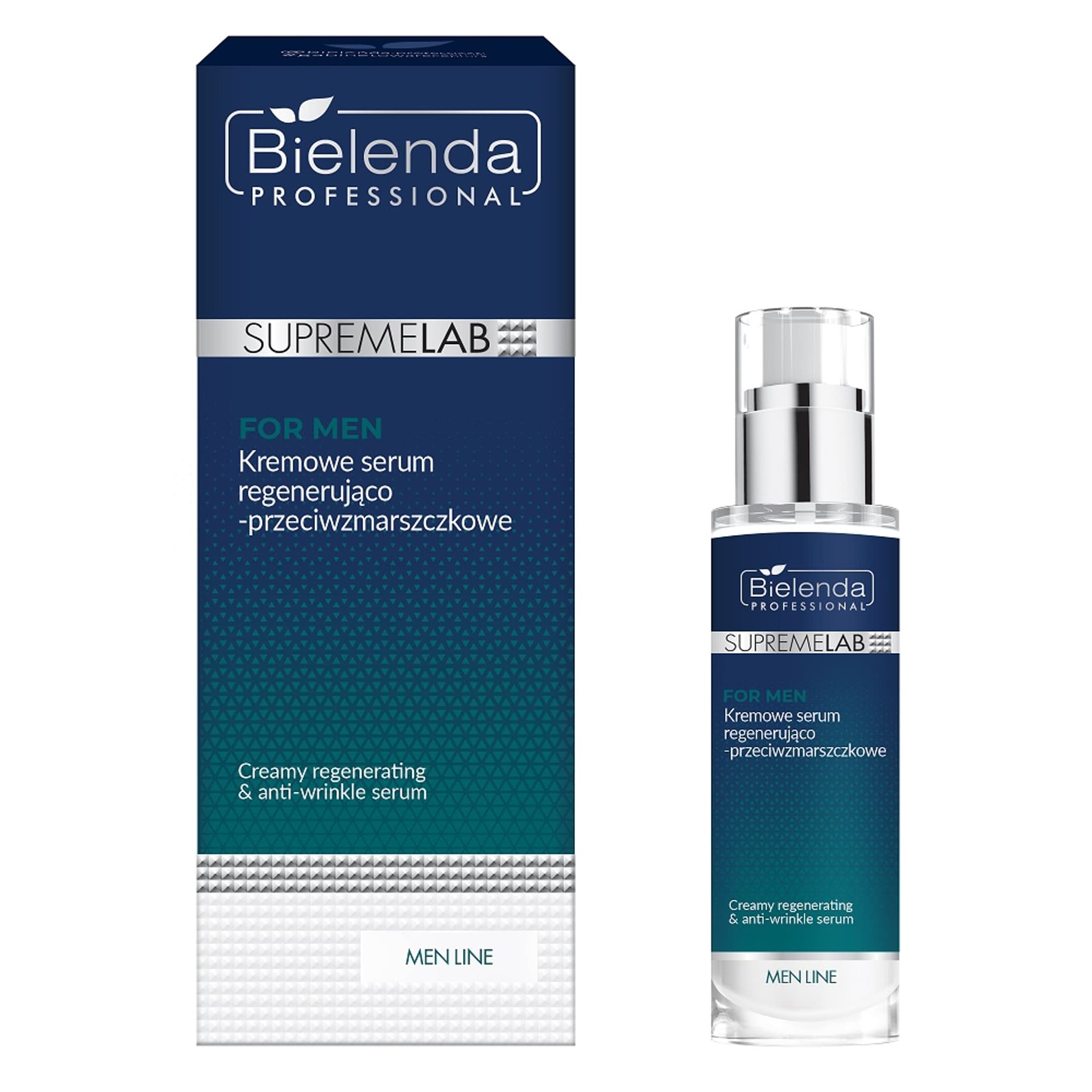 

BIELENDA PROFESSIONAL Supremelab Men Line kremowe serum do twarzy regenerująco-przeciwzmarszczkowe 30ml