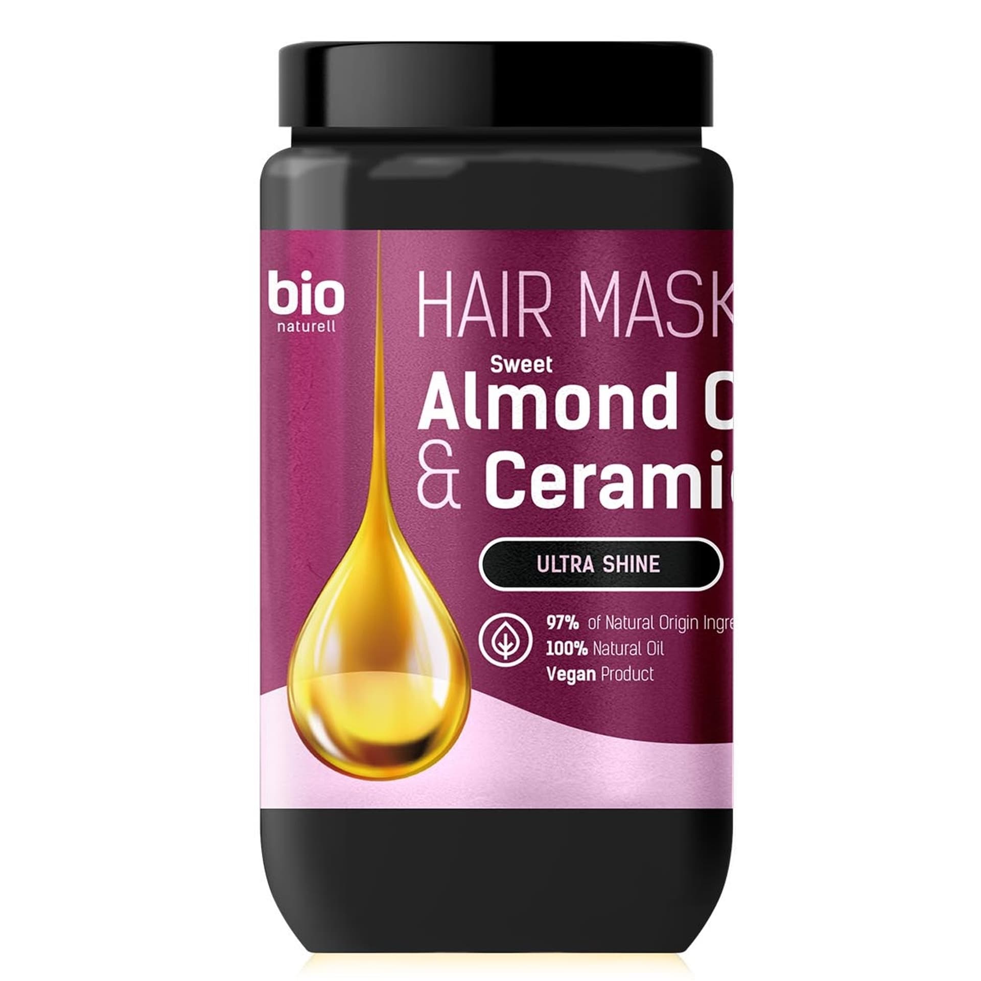 

BIO NATURELL Hair Mask Ultra Shine maska do włosów Almond Oil Ceramid 946ml