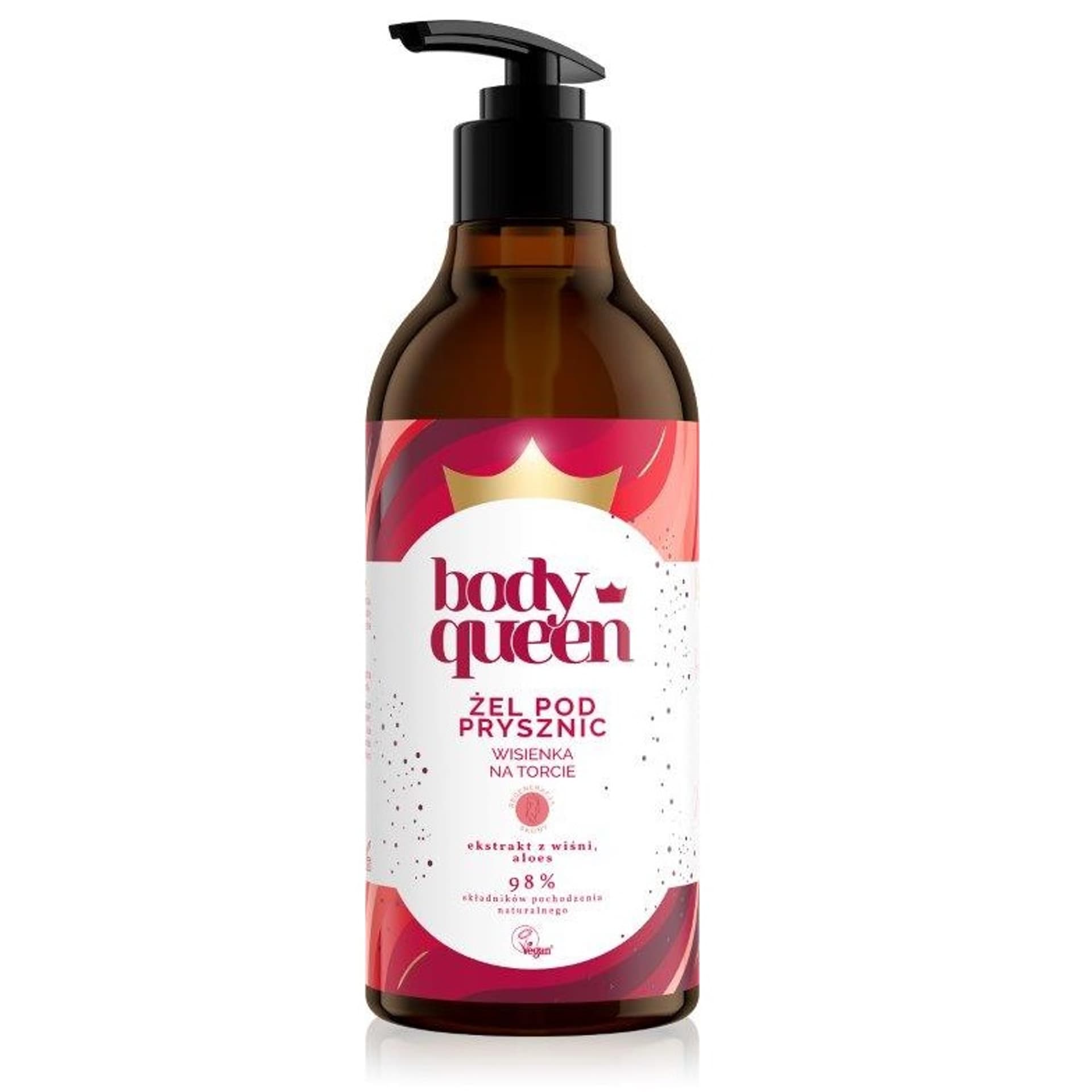 

BODY QUEEN Regenerujący żel pod prysznic Wisienka na Torcie 400ml