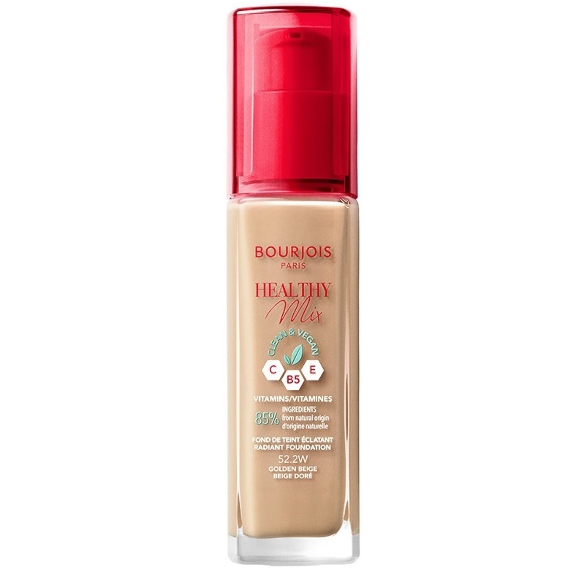 

BOURJOIS Healthy Mix CleanVegan podkład do twarzy 52,2 Golden Beige 30ml